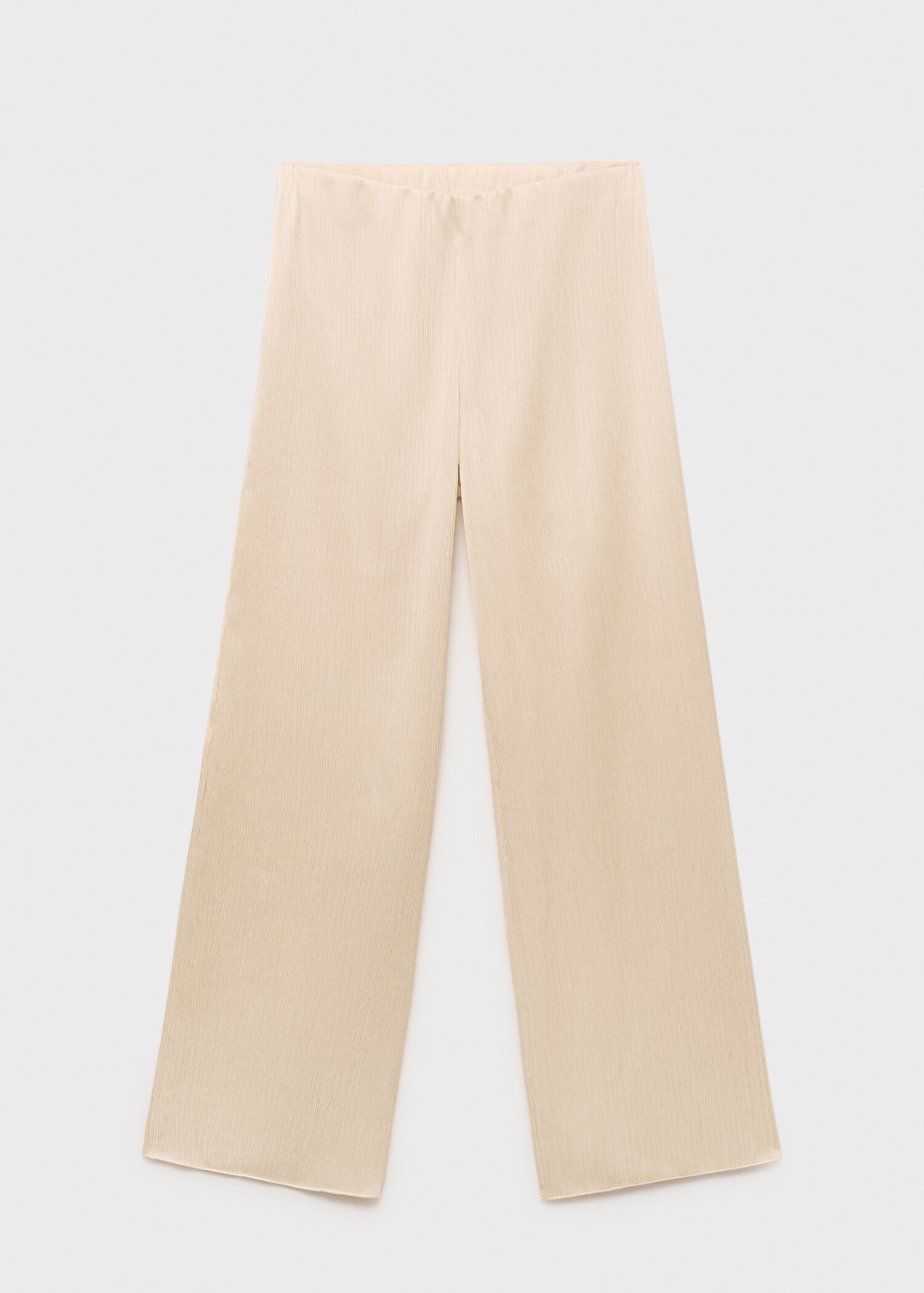Pleated trousers with elastic waist - Article without model