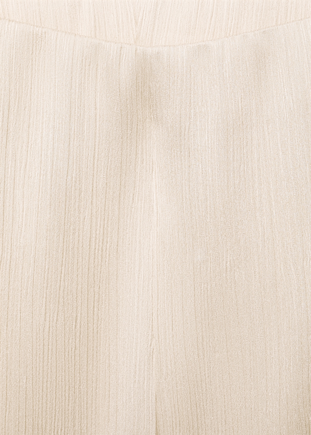 Pleated pants with elastic waist