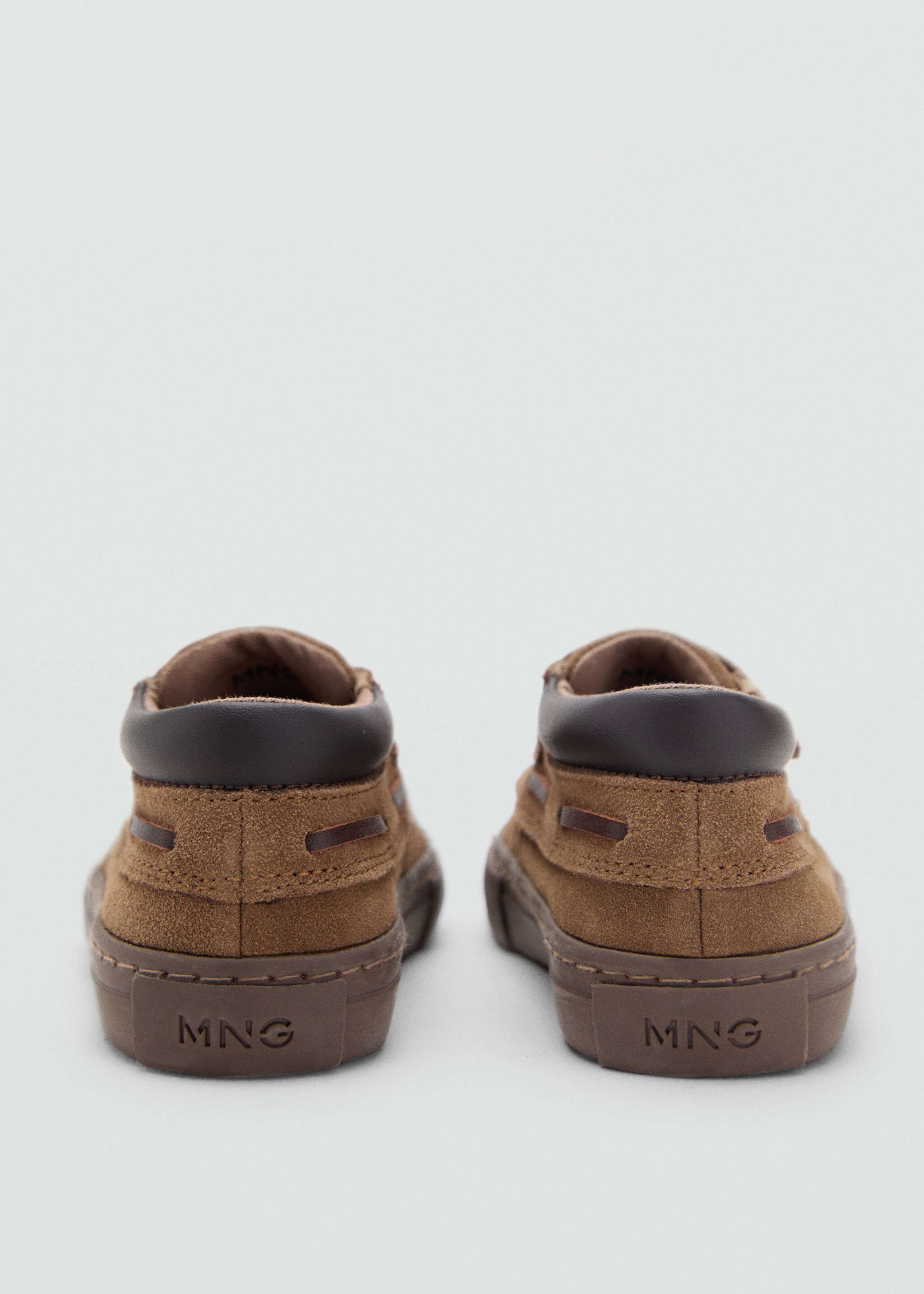 Velcro leather shoes - Details of the article 1, Chocolate. Ref: 17064097-00.