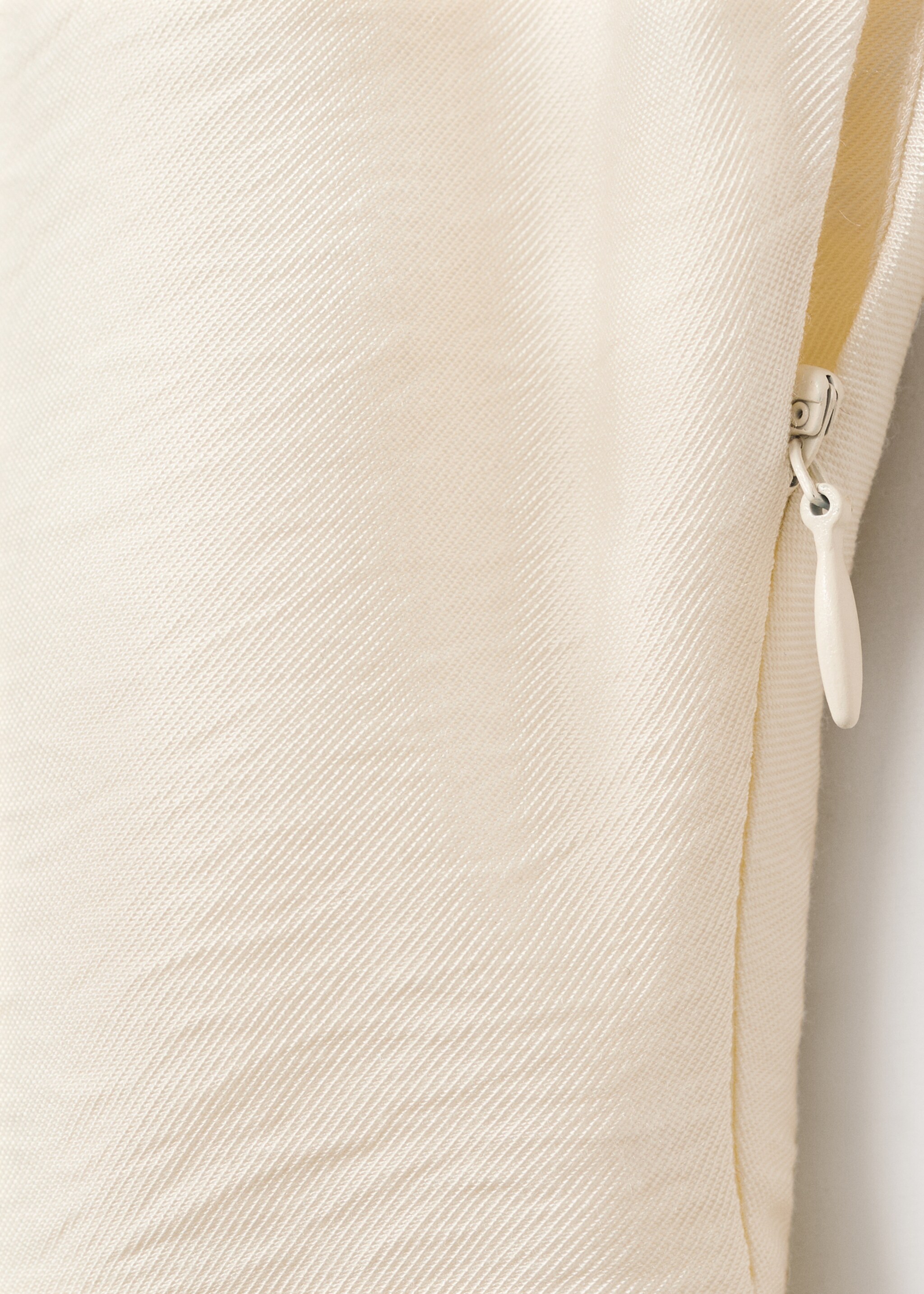 Modal blouse with an asymmetric collar - Details of the article 0, White. Ref: 17064100-00.