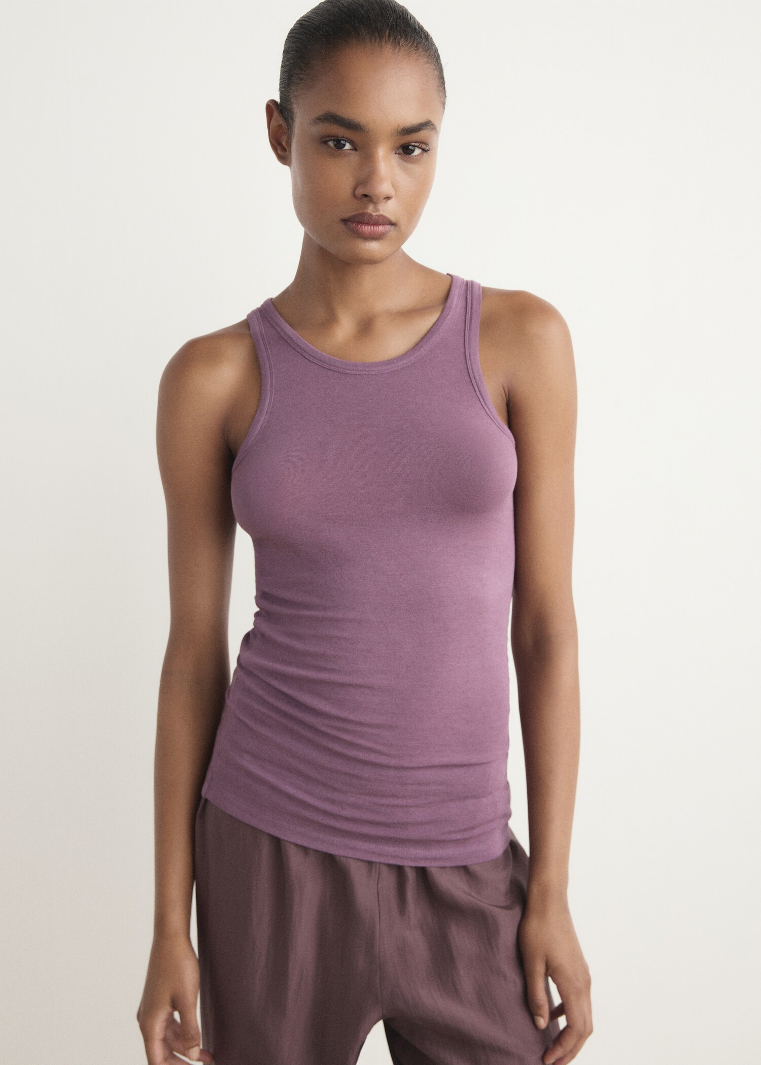 Cashmere pyjama top - Medium plane