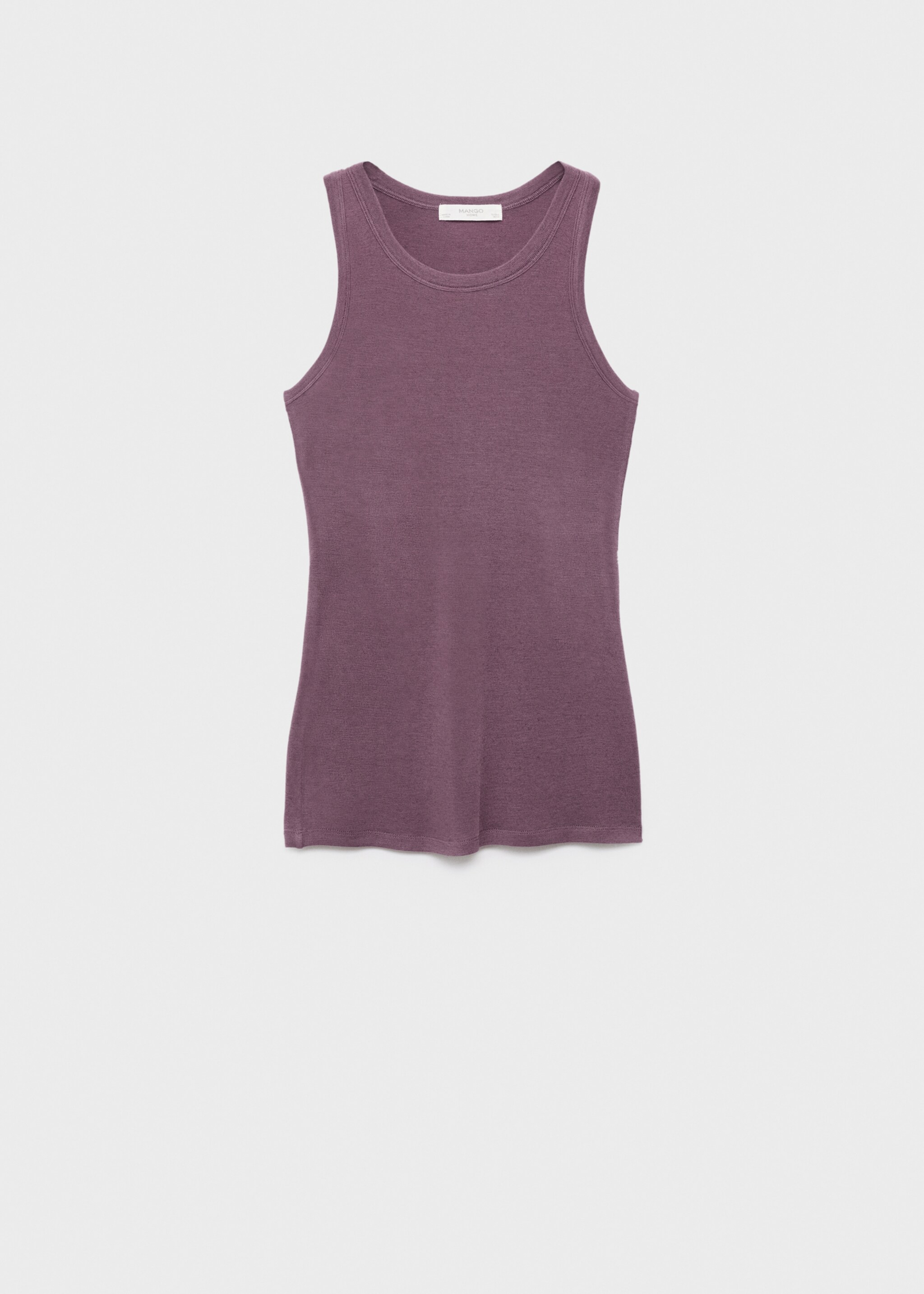 Cashmere pyjama top - Article without model, Dark Red. Ref: 17064105-00.
