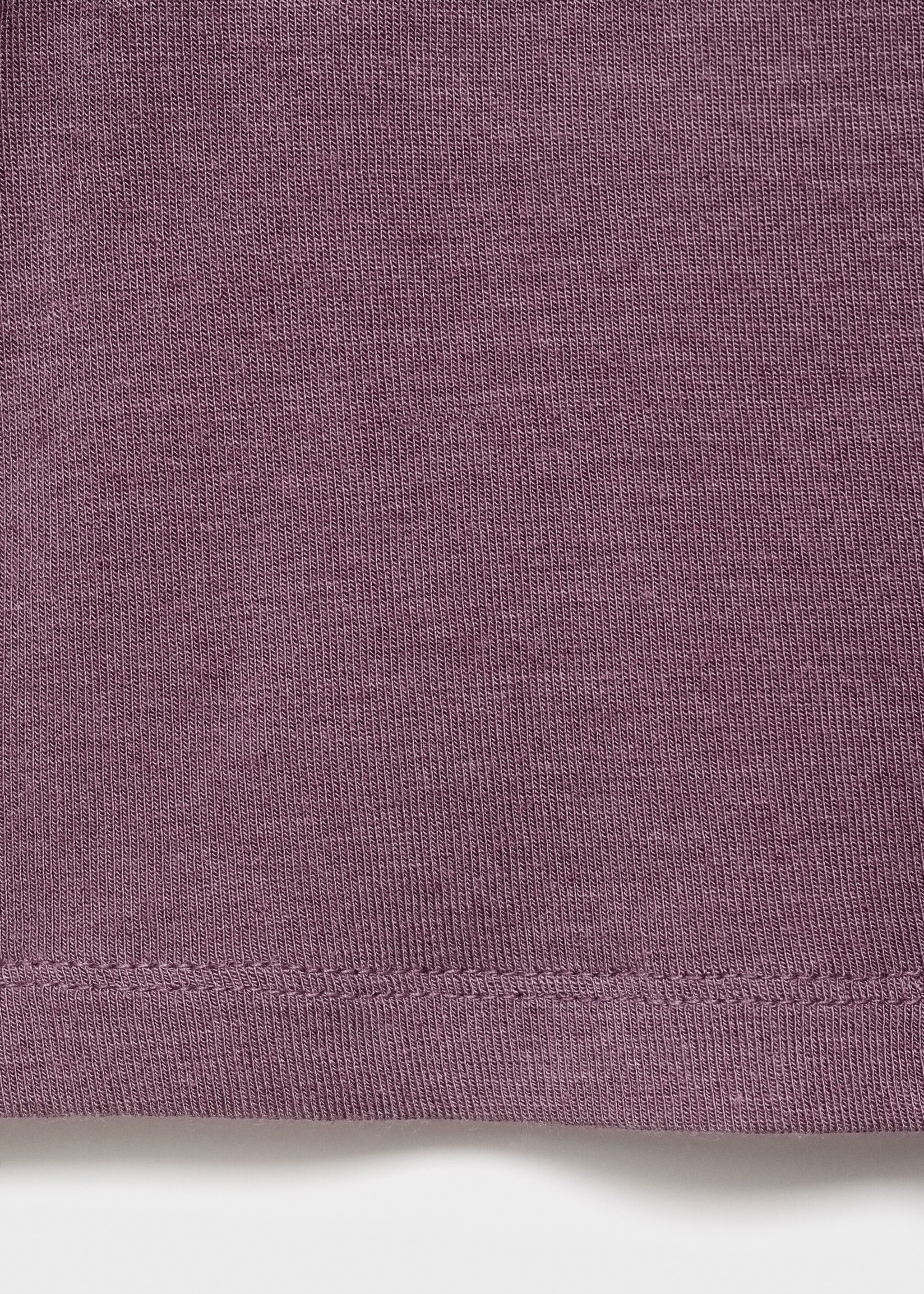 Cashmere pyjama top - Details of the article 0, Dark Red. Ref: 17064105-00.