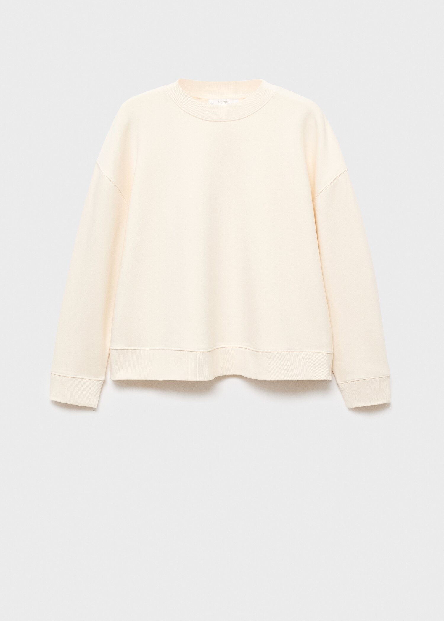 Fluid cotton sweatshirt - Article without model