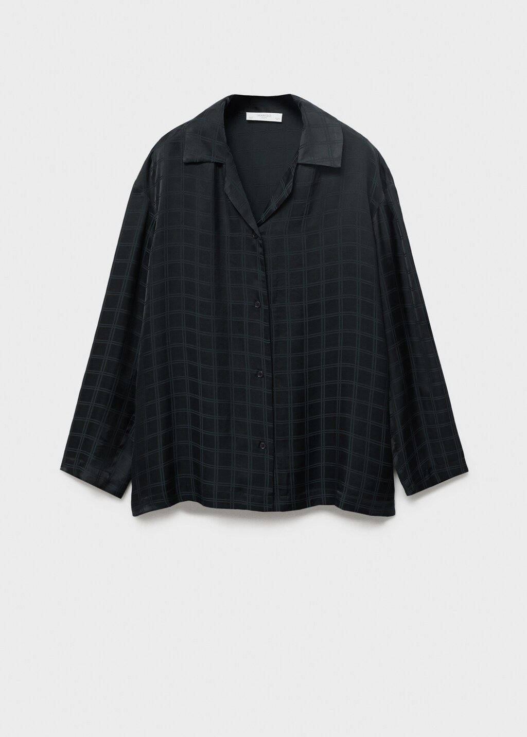 Rayon check pajama top - image 5