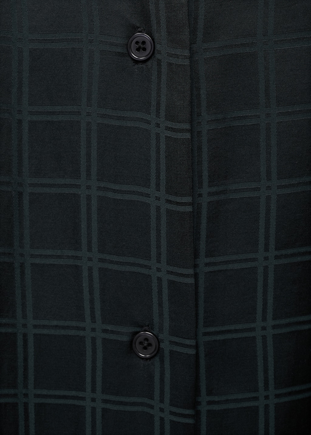 Rayon check pajama top