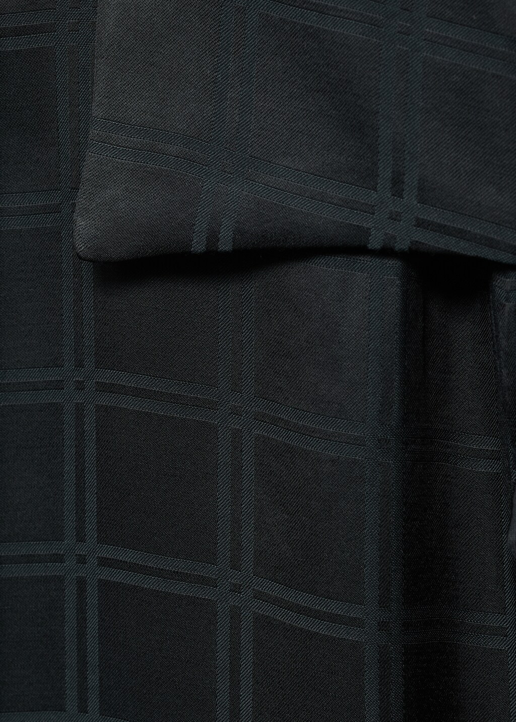 Rayon check pajama top