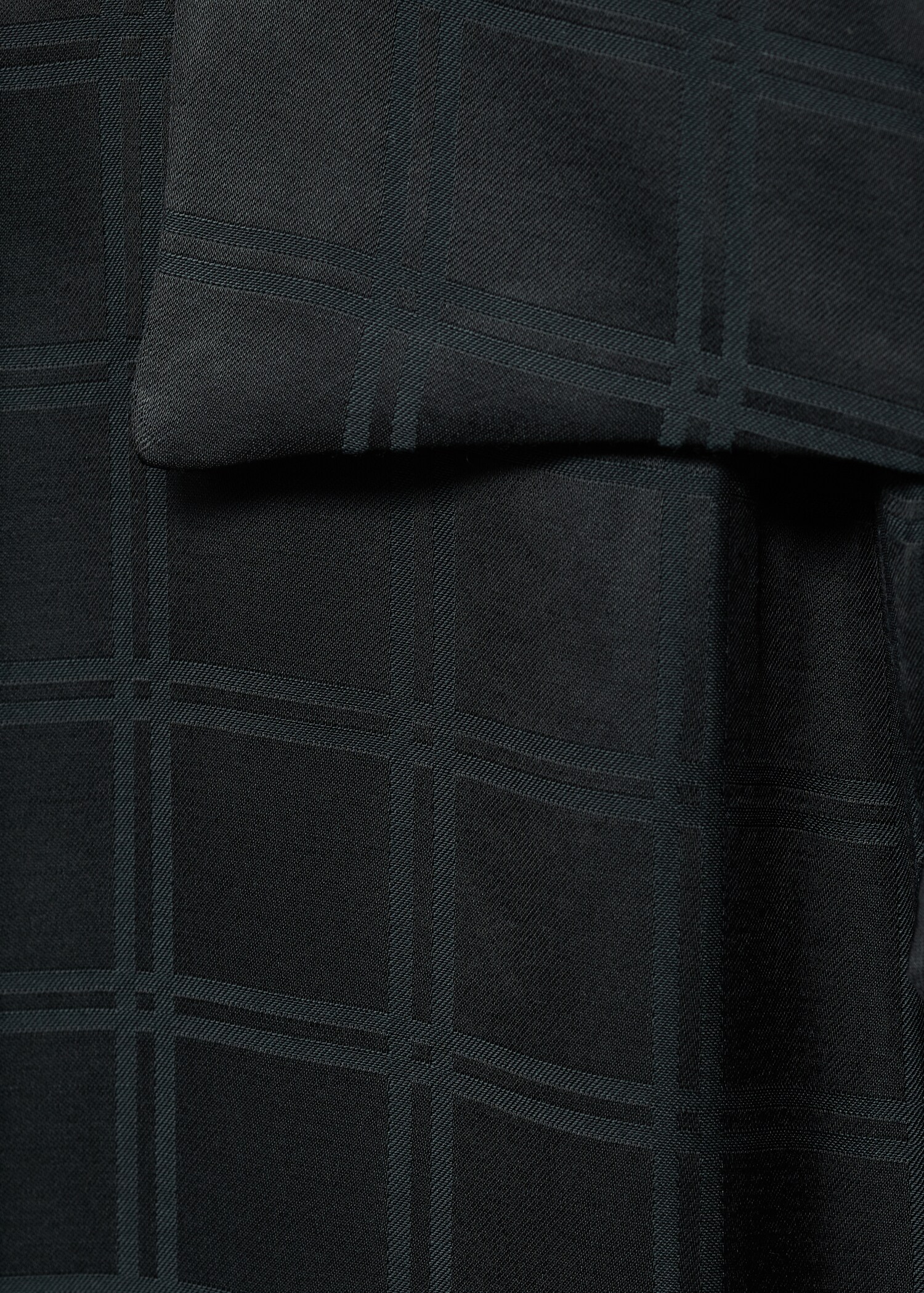 Camisa de pijama xadrez de rayon - Pormenor do artigo 8