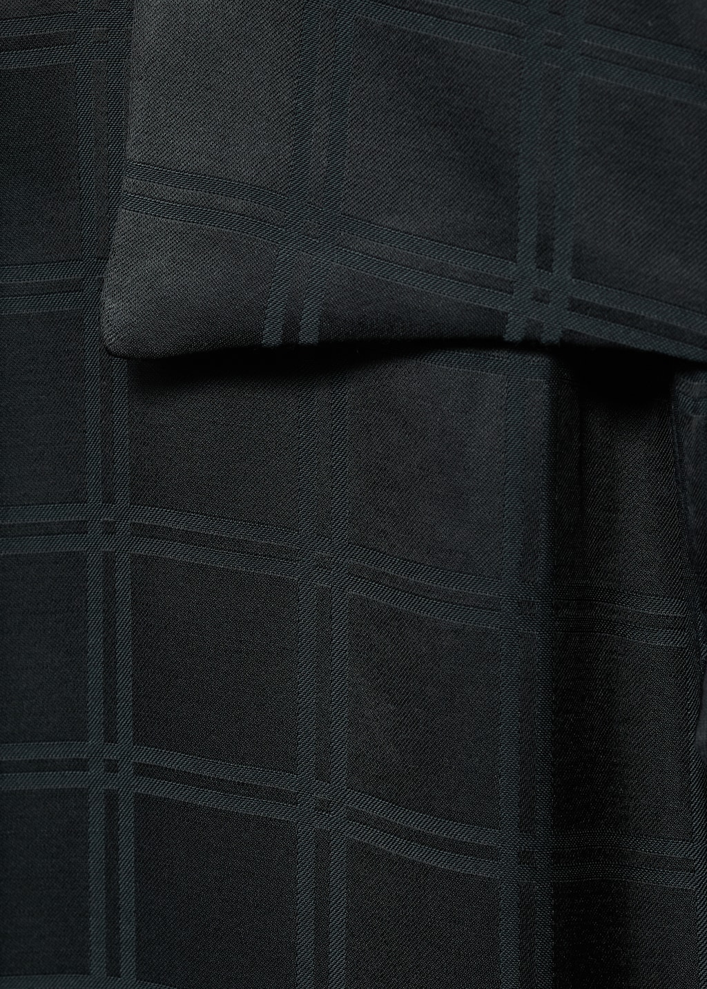 Rayon check pajama top