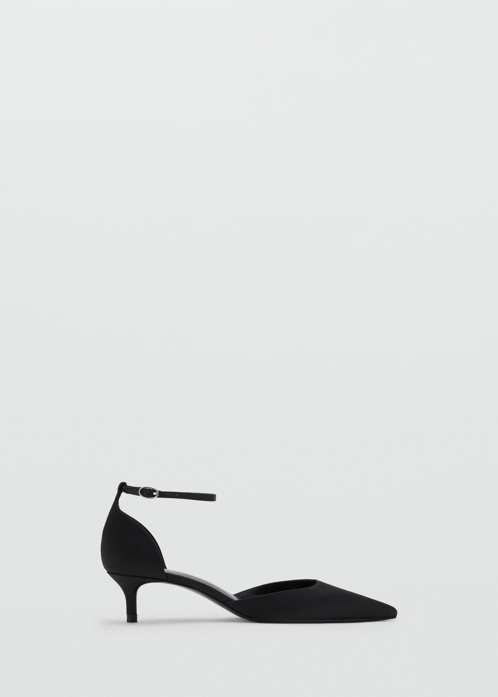 Kitten-heeled shoes with ankle strap - image 2