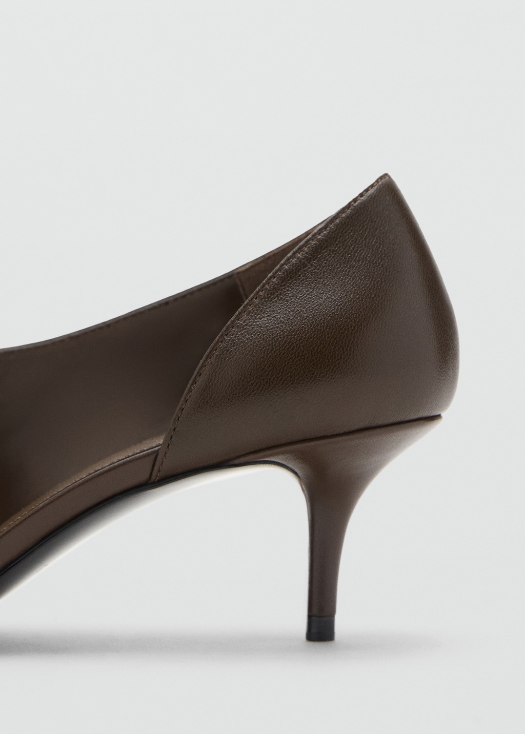 Asymmetric leather sandals