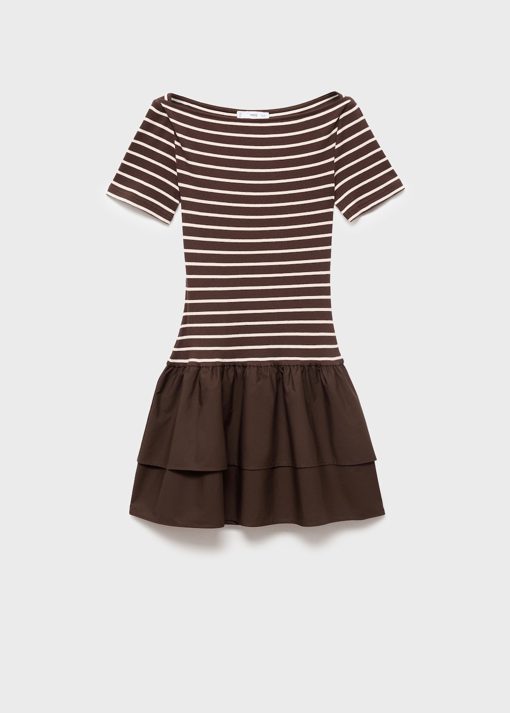 Mixed striped dress - image 5