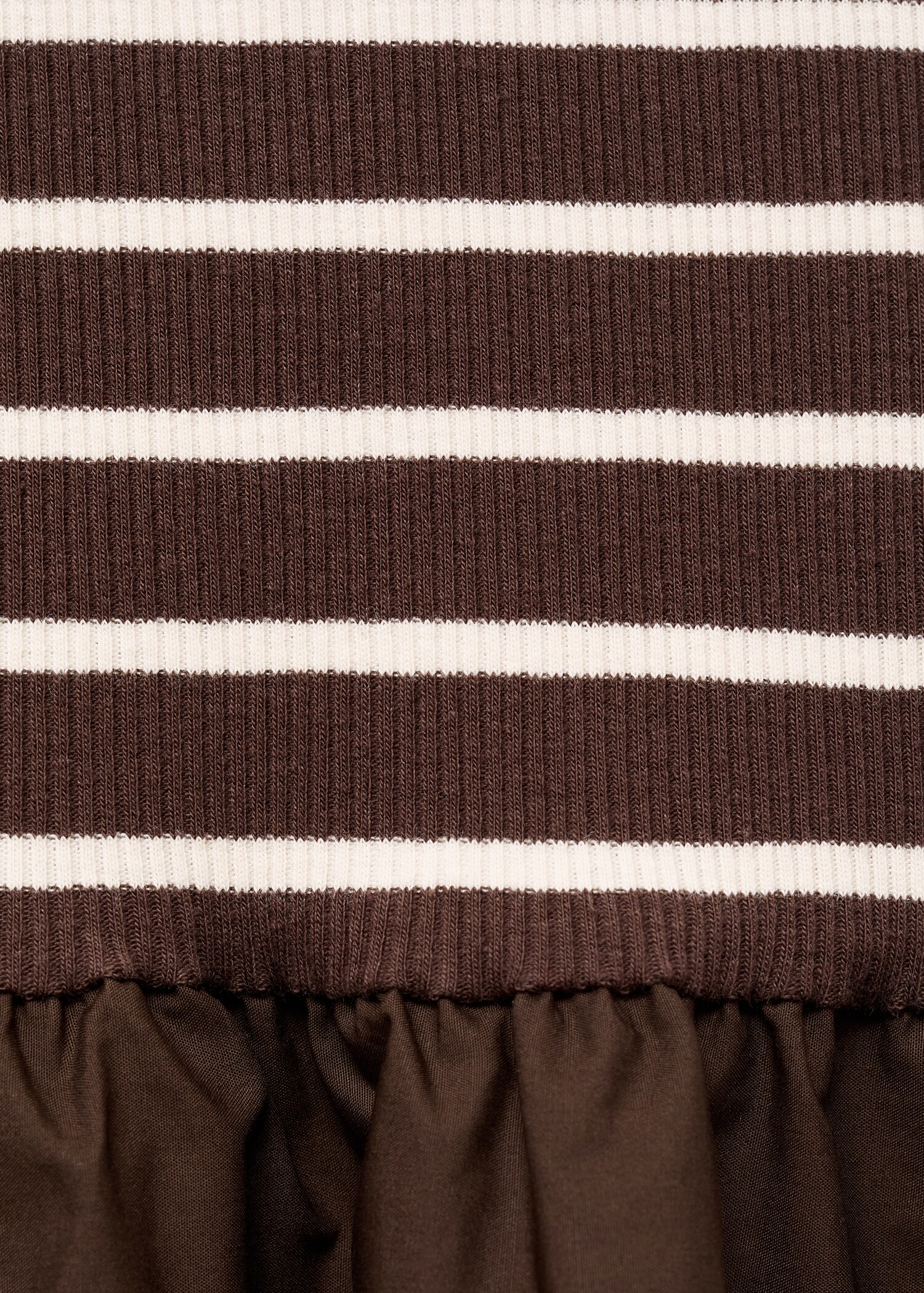 Mixed striped dress - Details of the article 0