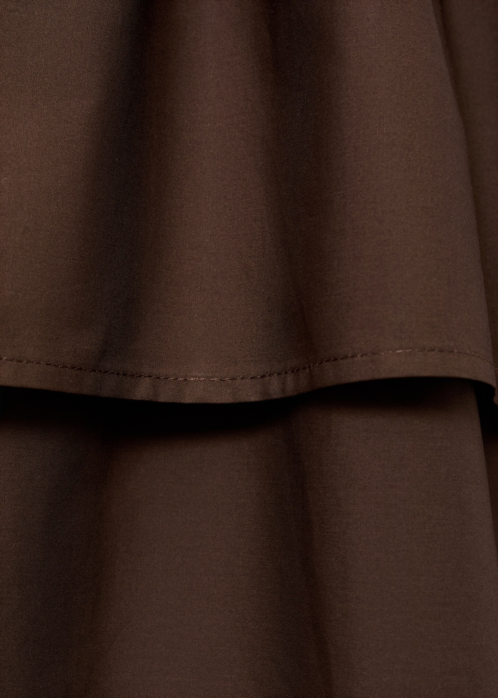 Mixed striped dress - Details of the article 8, Brown. Ref: 17064115-00.