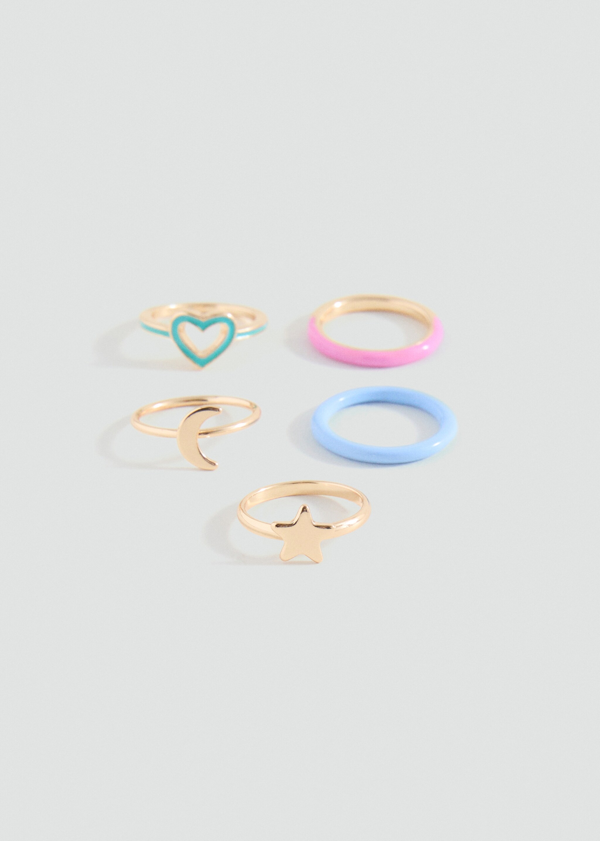 Pack of 5 combined rings - Article without model