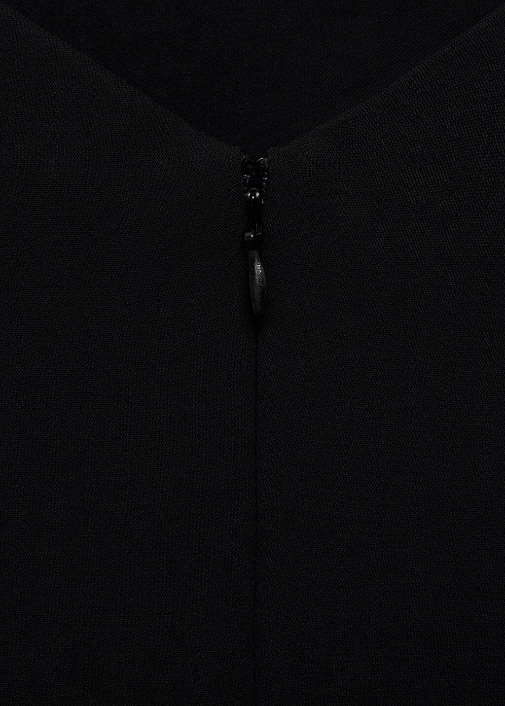 Long jumpsuit with asymmetrical neck