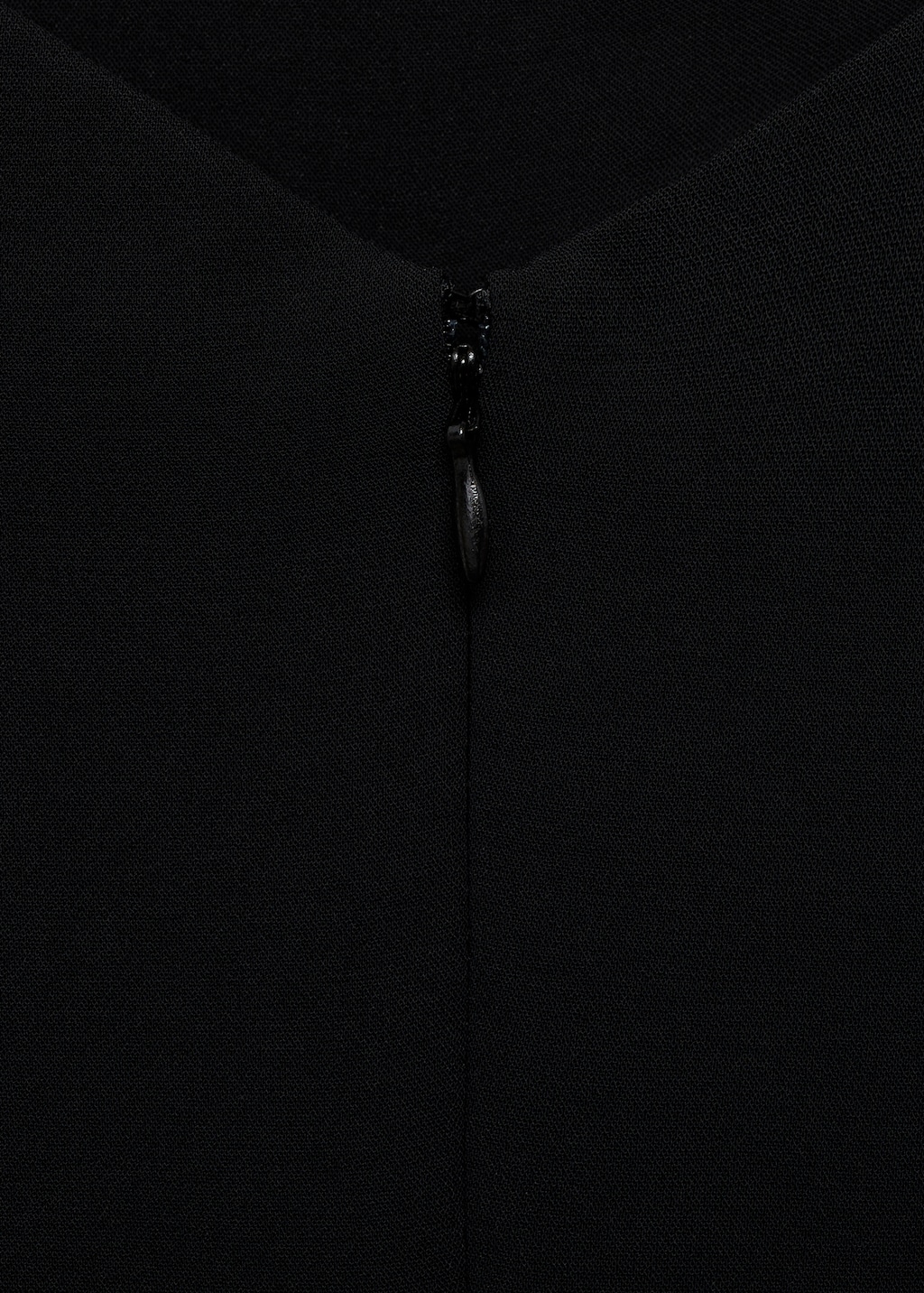 Long jumpsuit with asymmetrical neck