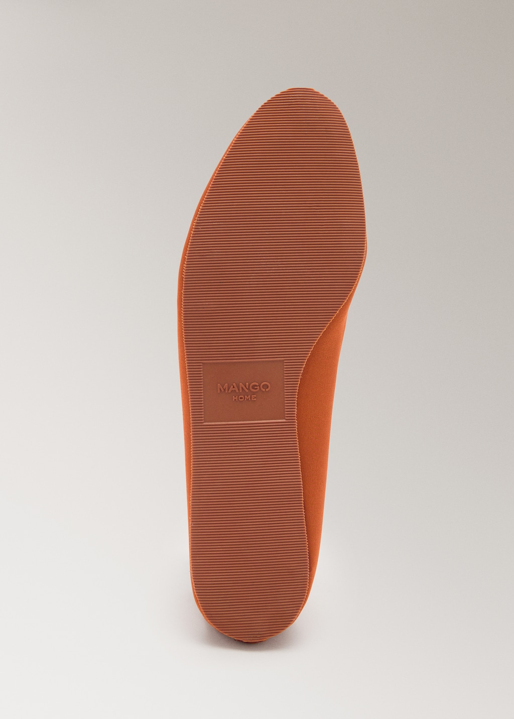 Satin ballet flats with contrast piping