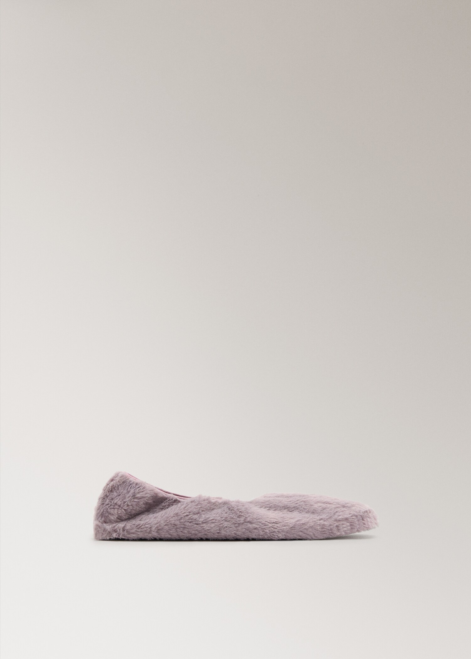 Faux fur ballerina flat - Article without model