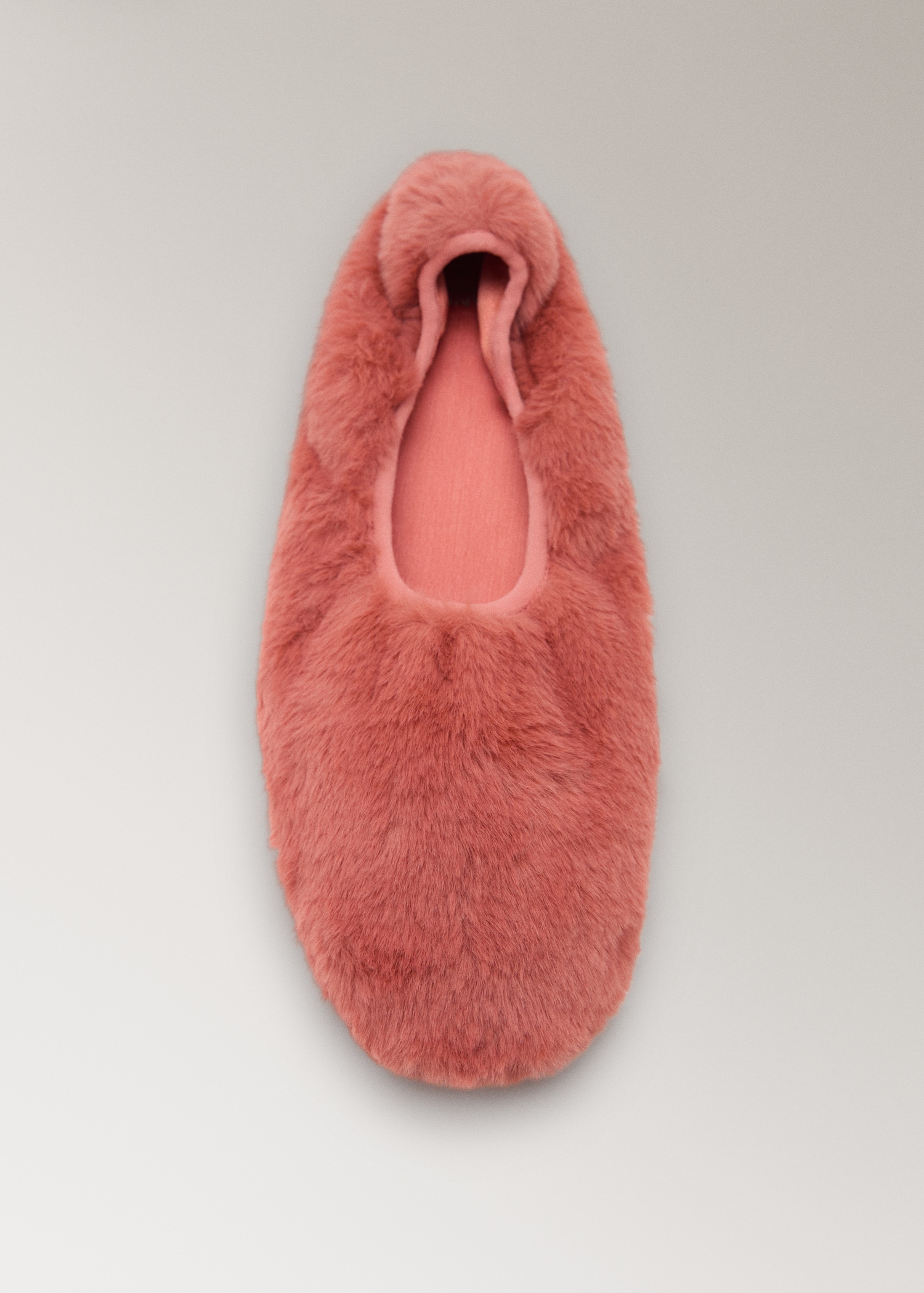 Faux fur ballerina flat - Details of the article 2