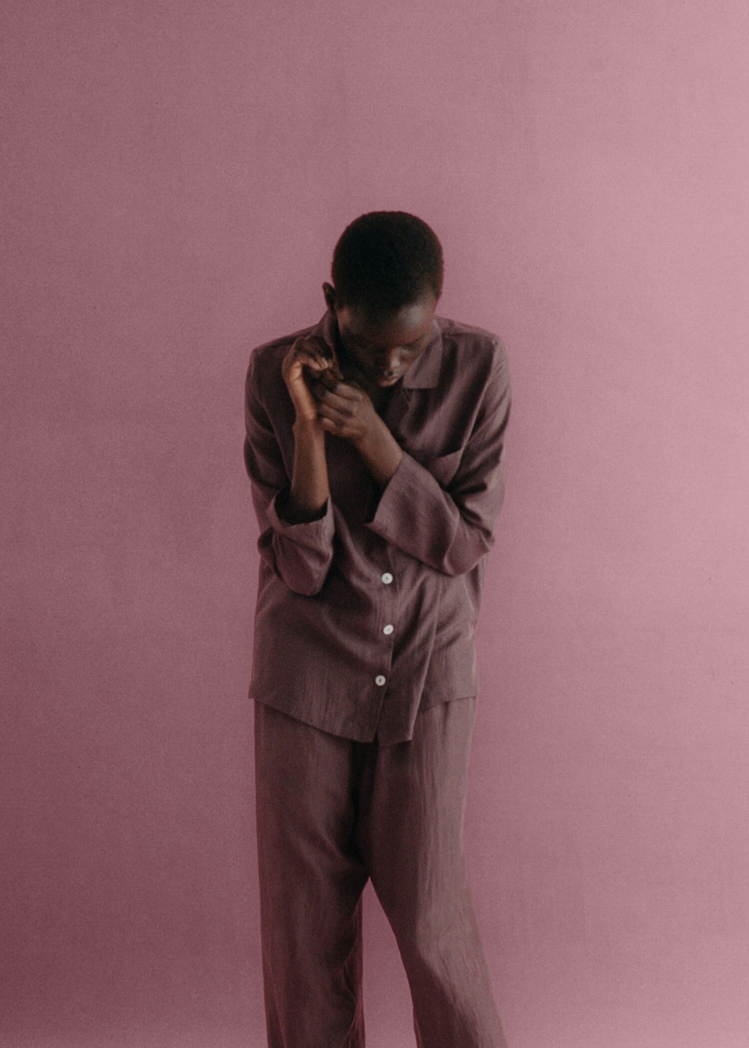 Silk long shirt - Details of the article 6