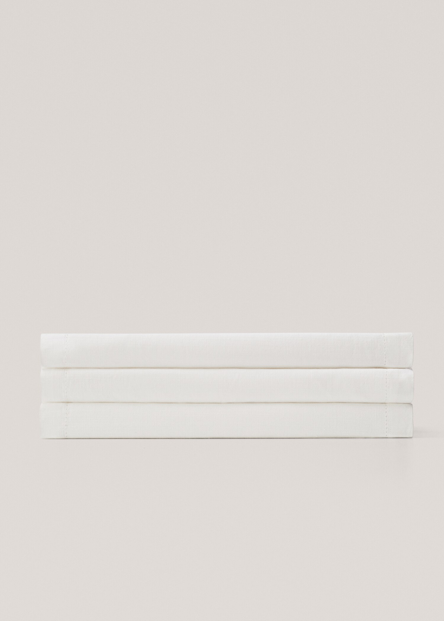 Chemin de table en coton détail effilé - Article sans modèle