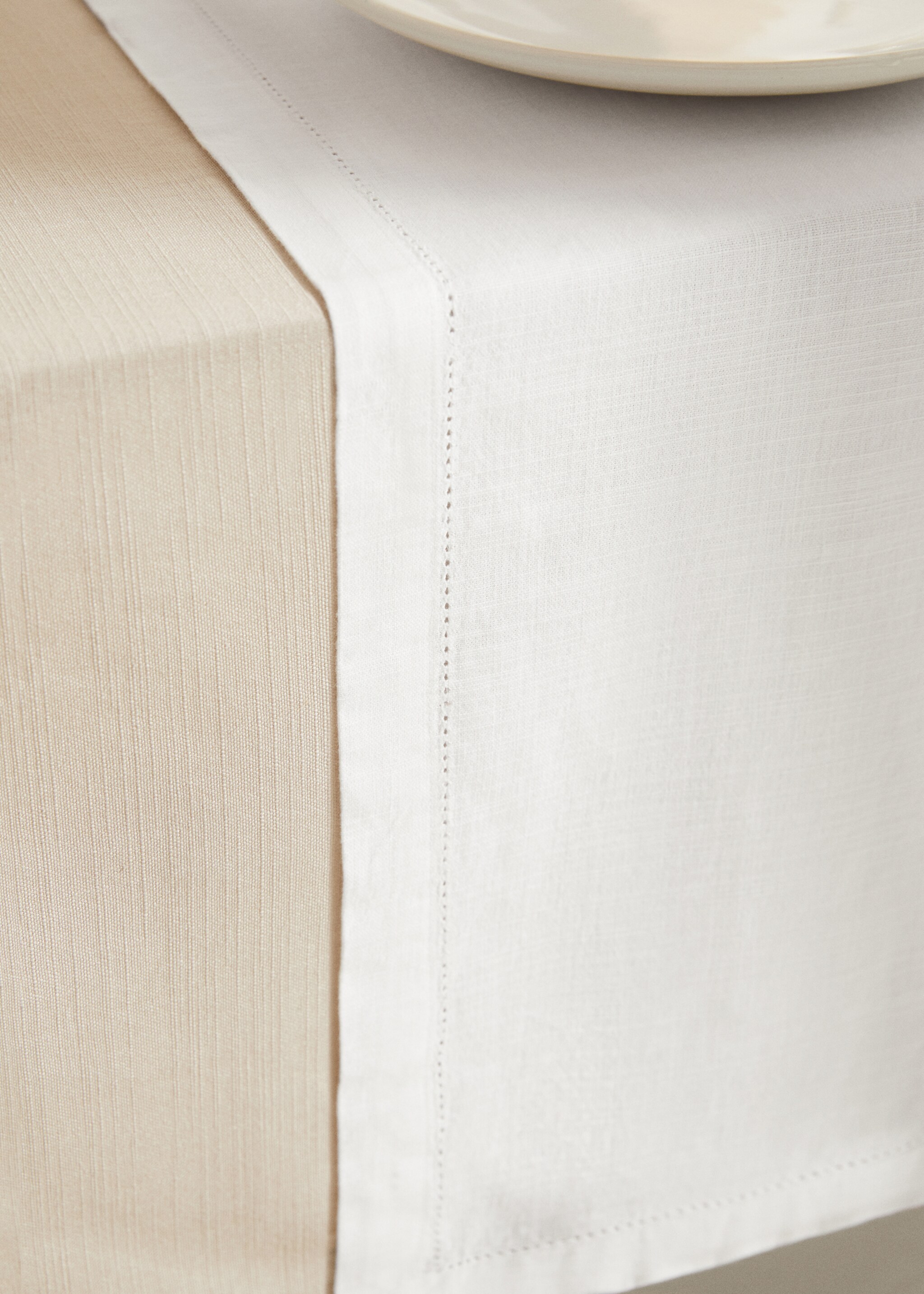 Chemin de table en coton détail effilé - Détail de l'article 7