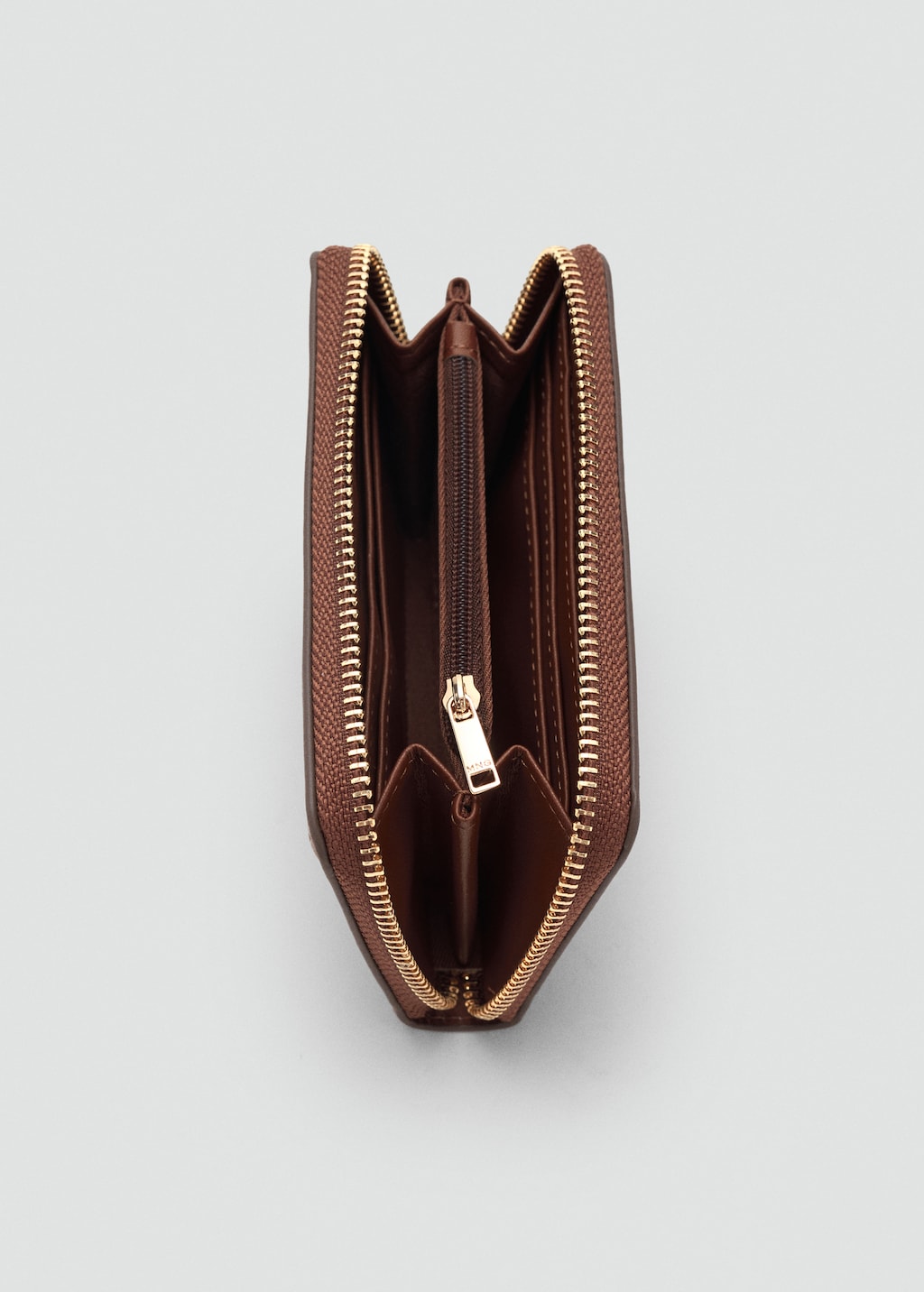 Medium wallet with logo print