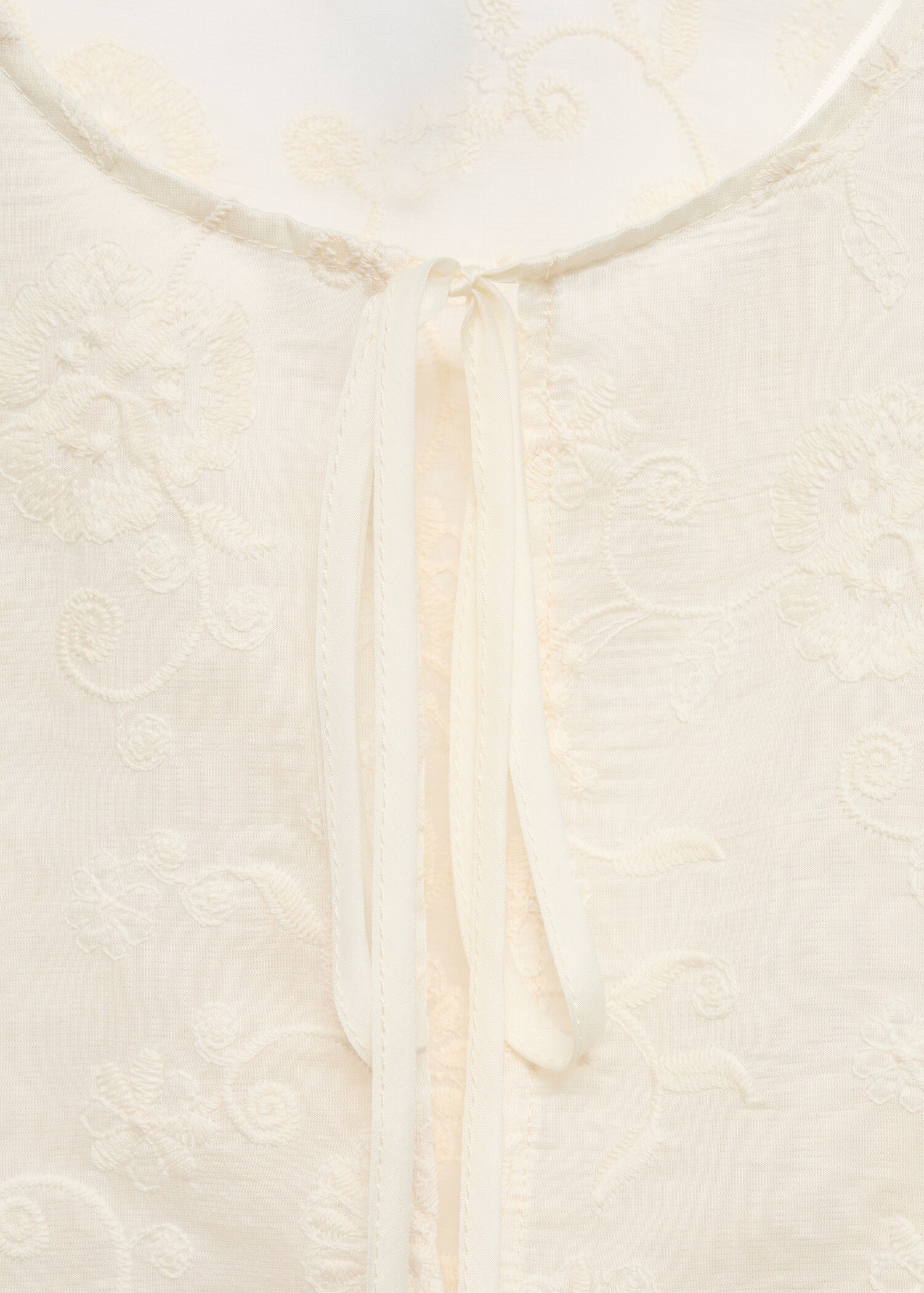 Embroidered lyocell blouse - Details of the article 8