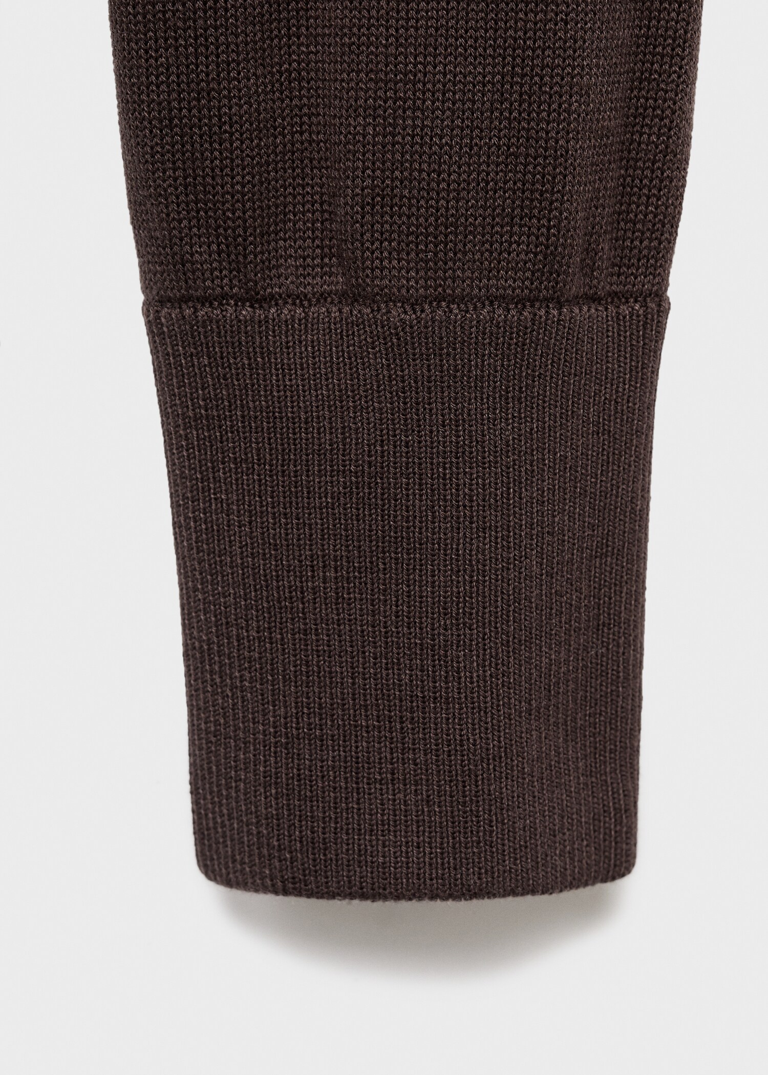 Cotton knit hooded cardigan - Details of the article 0