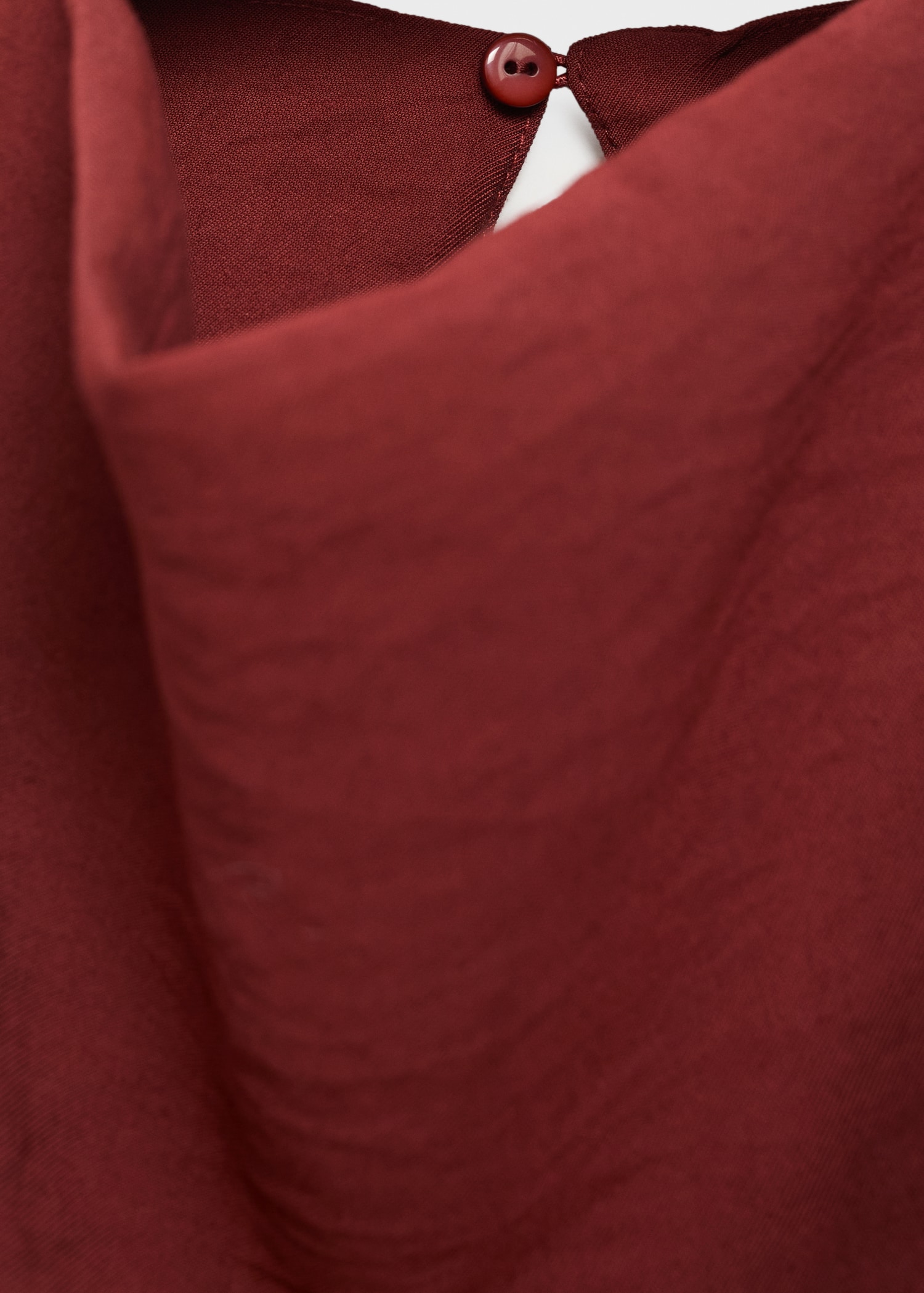Blouse with draped neck and belt - Details of the article 8