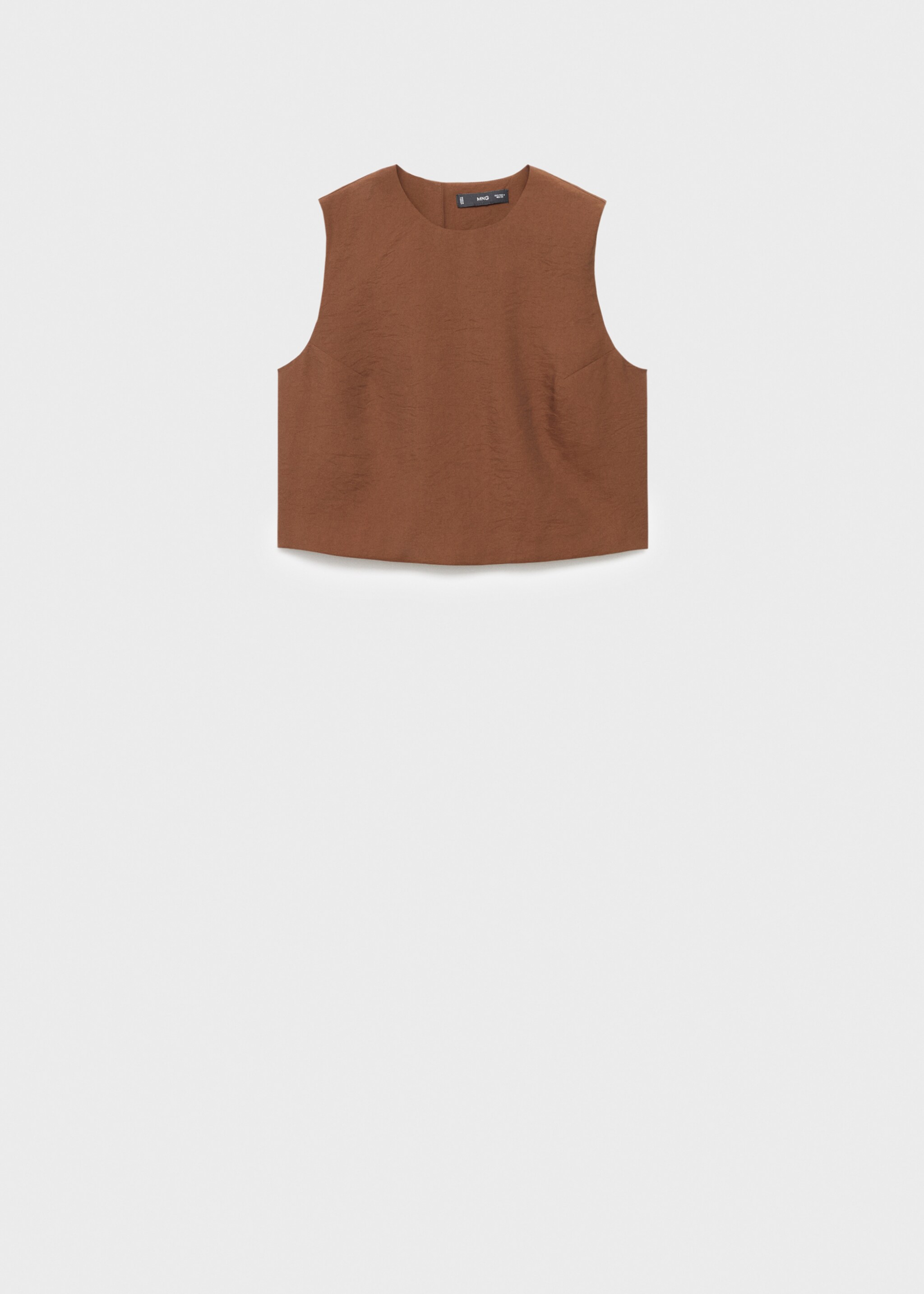 Buttoned crop top - Article without model