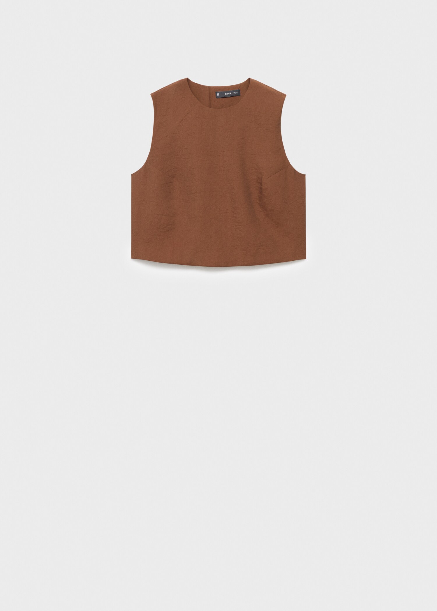 Buttoned crop top - Article without model