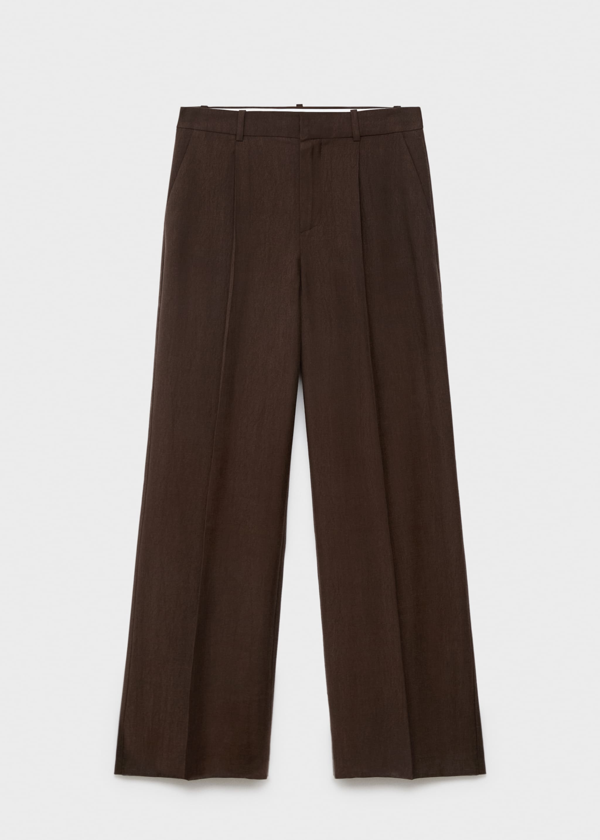 Straight lyocell suit trousers - Article without model