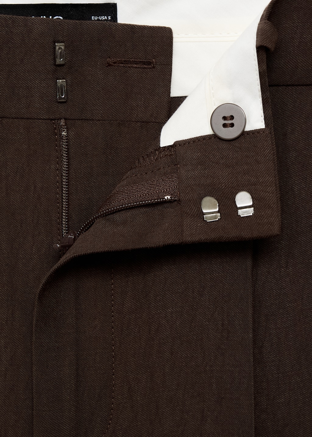 Straight pants suit lyocell