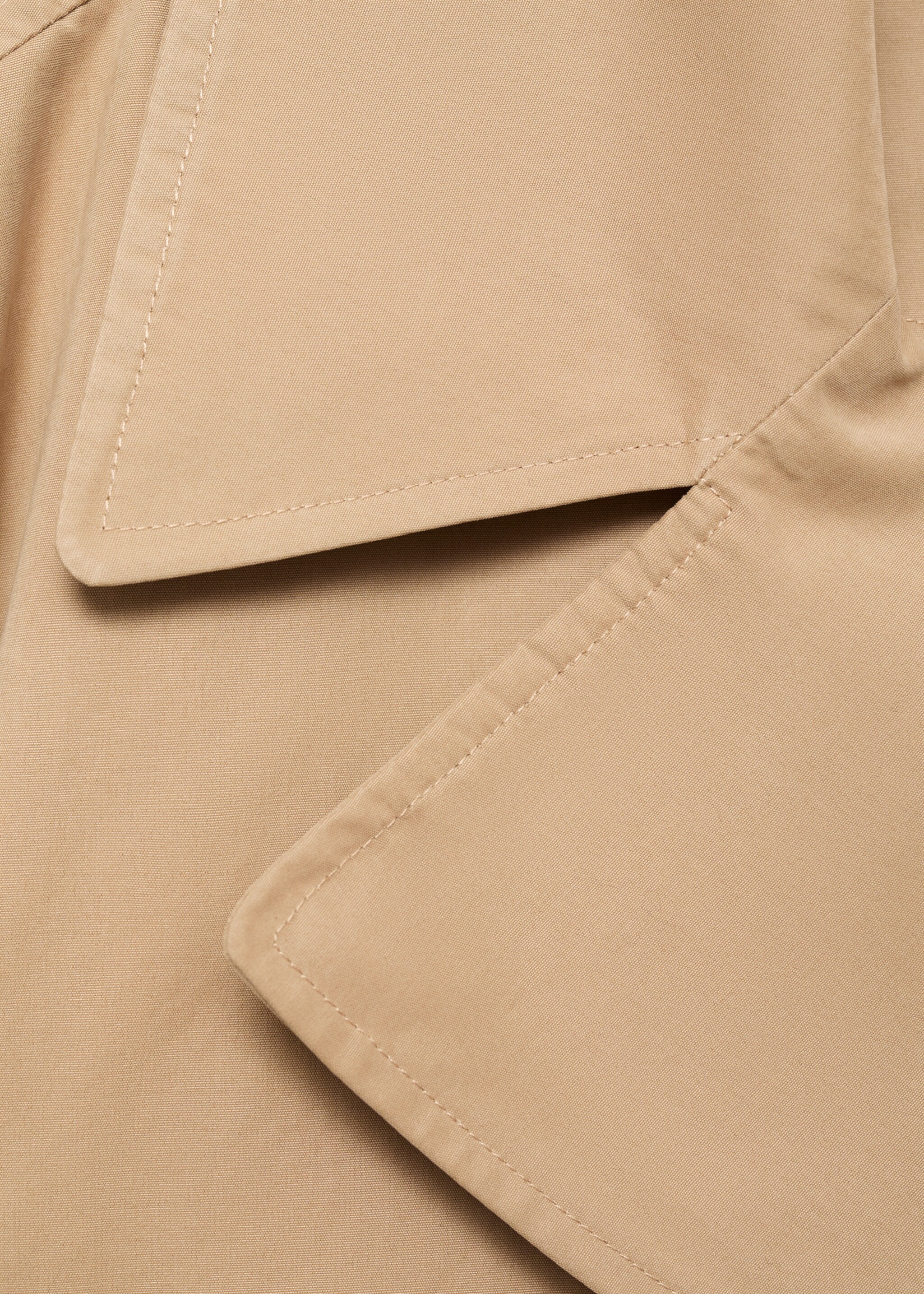 Cazadora capa - Detalle del artículo 0, Beige. Ref: 17064405-00.