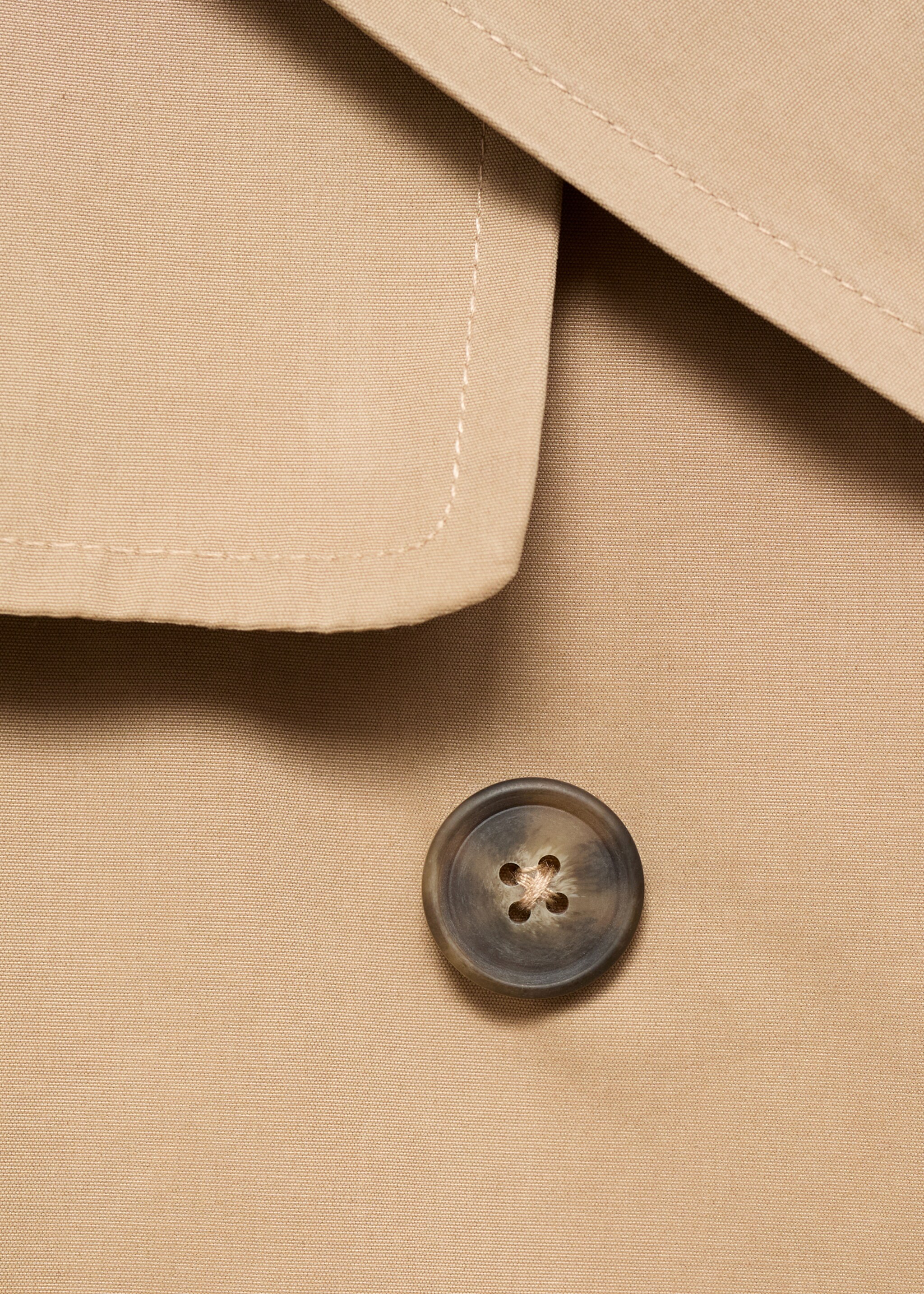 Cazadora capa - Detalle del artículo 8, Beige. Ref: 17064405-00.