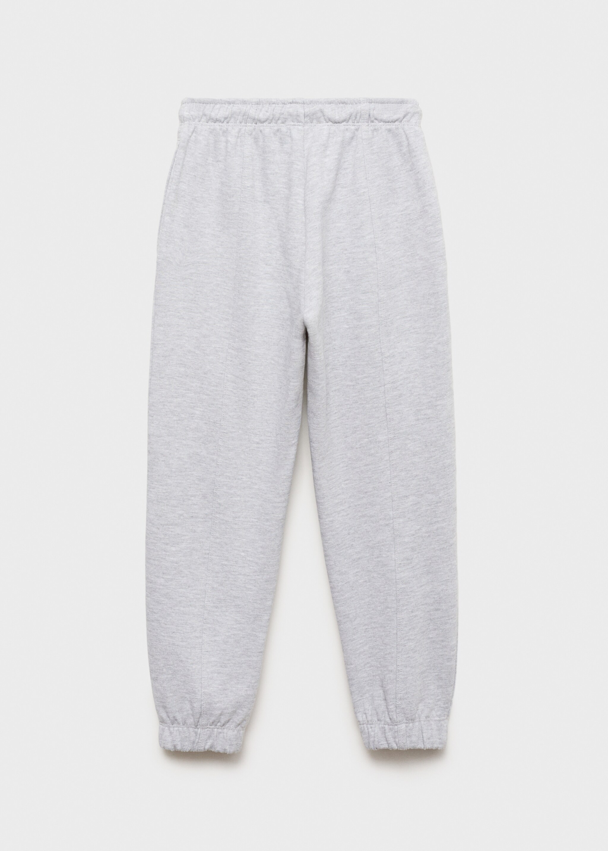 Cotton joggers with elastic waist - Reverse of the article