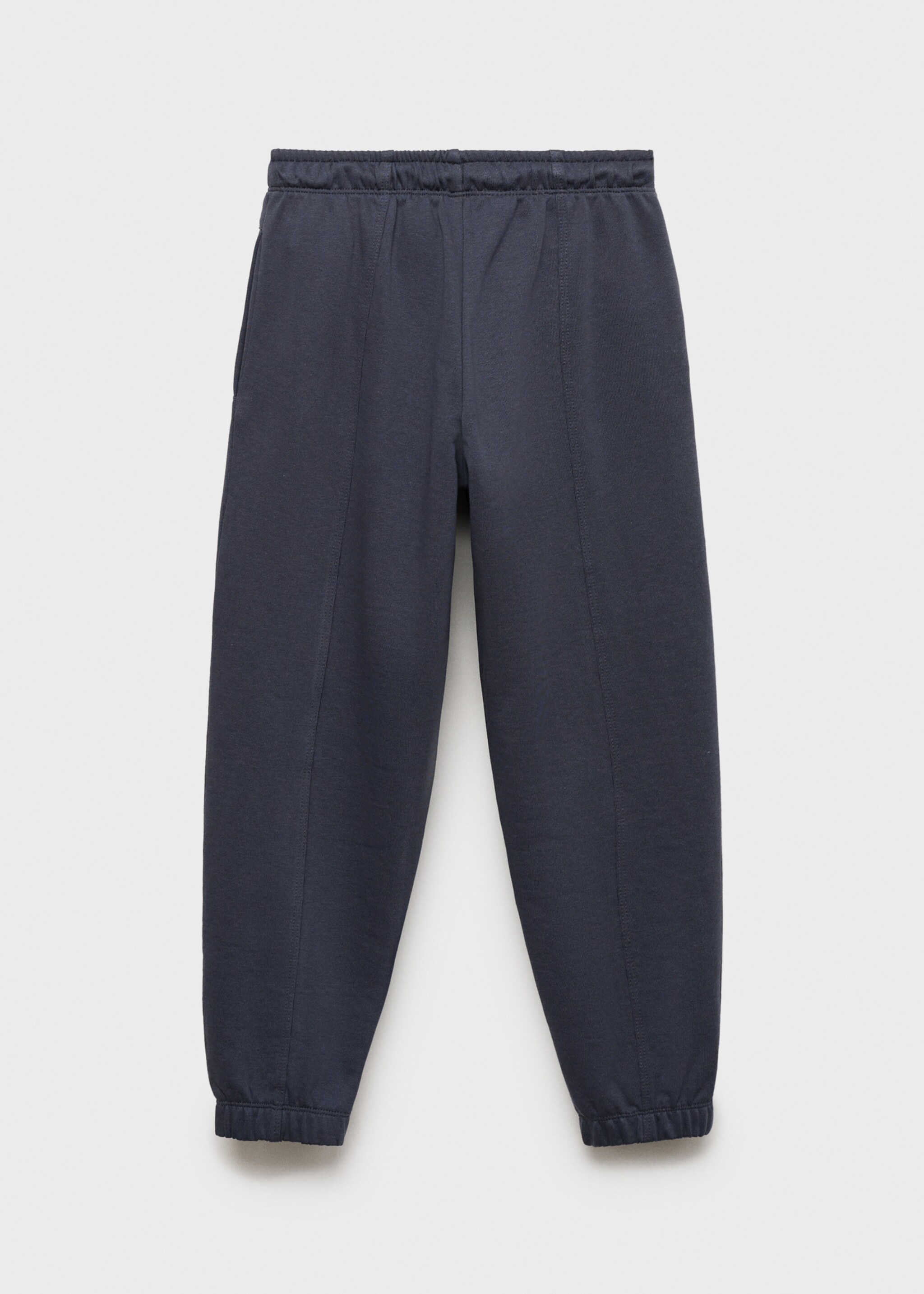 Cotton joggers with elastic waist - Reverse of the article