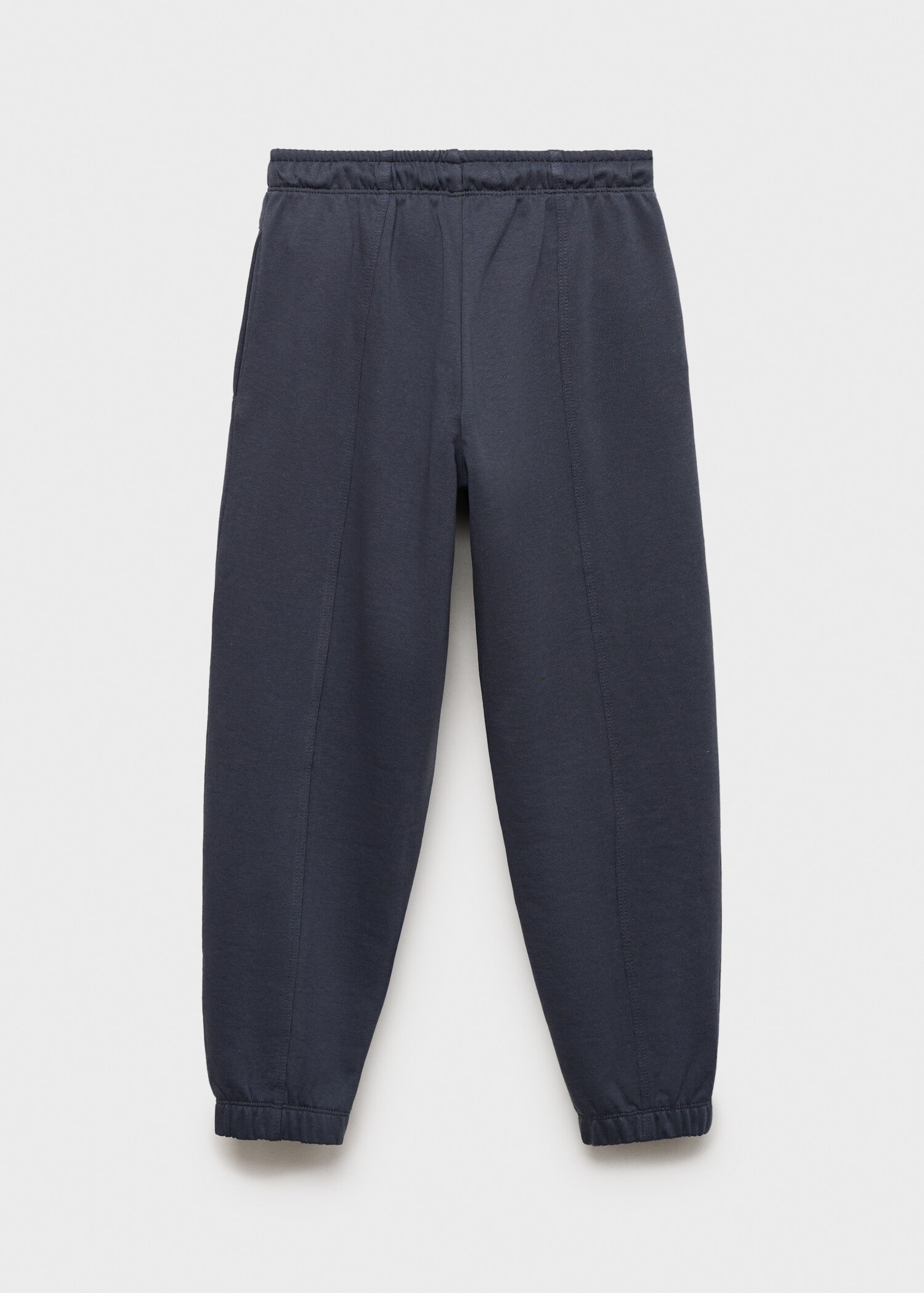 Cotton joggers with elastic waist - Reverse of the article