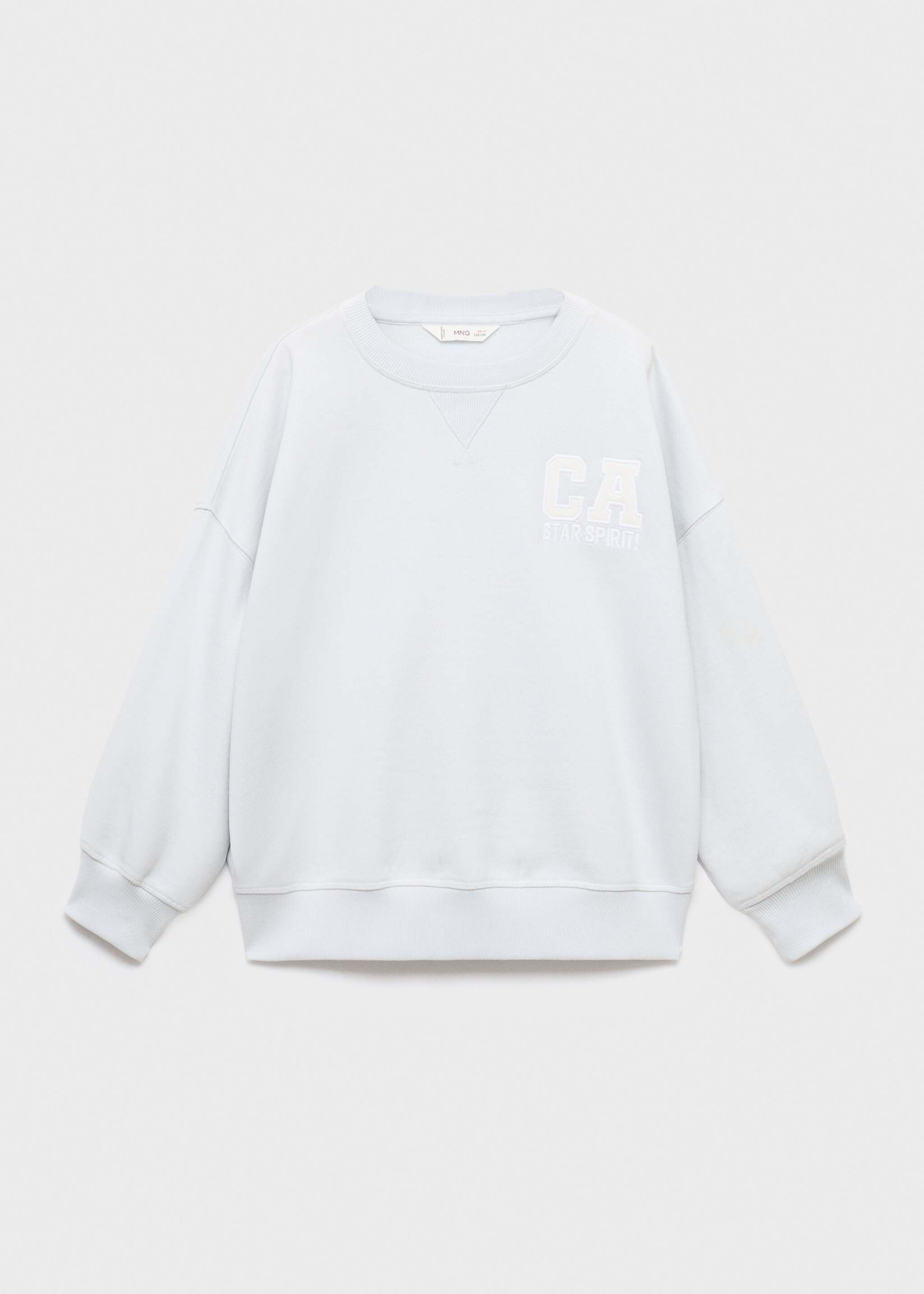 Sweatshirt spirit - Article without model, Sky Blue. Ref: 17064420-00.