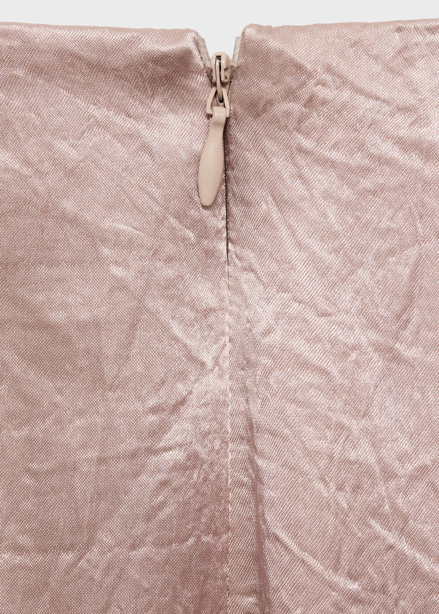 Wide leg crinkle-effect trousers - Details of the article 0