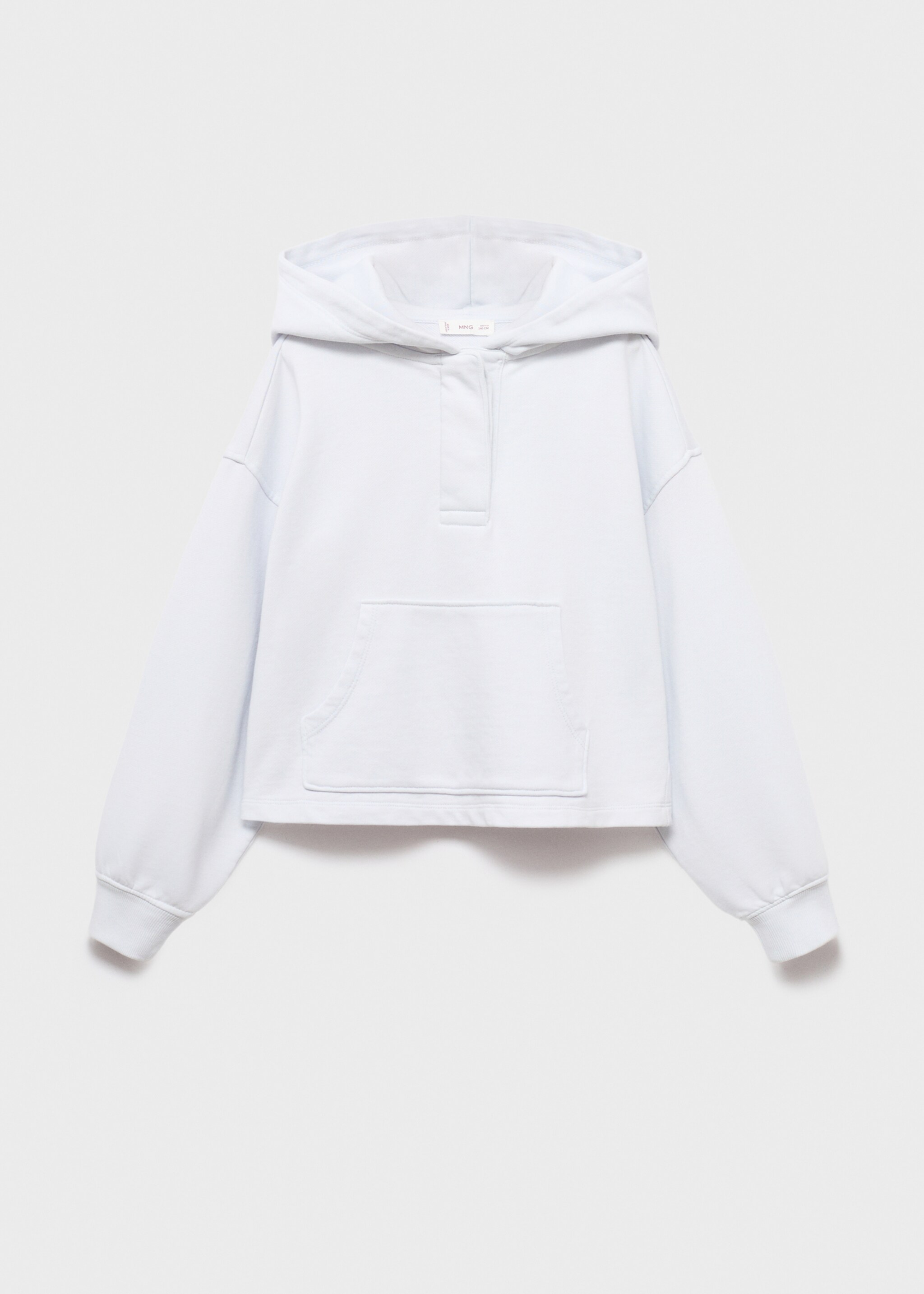 Oversized hoodie - Article without model, Sky Blue. Ref: 17064422-00.