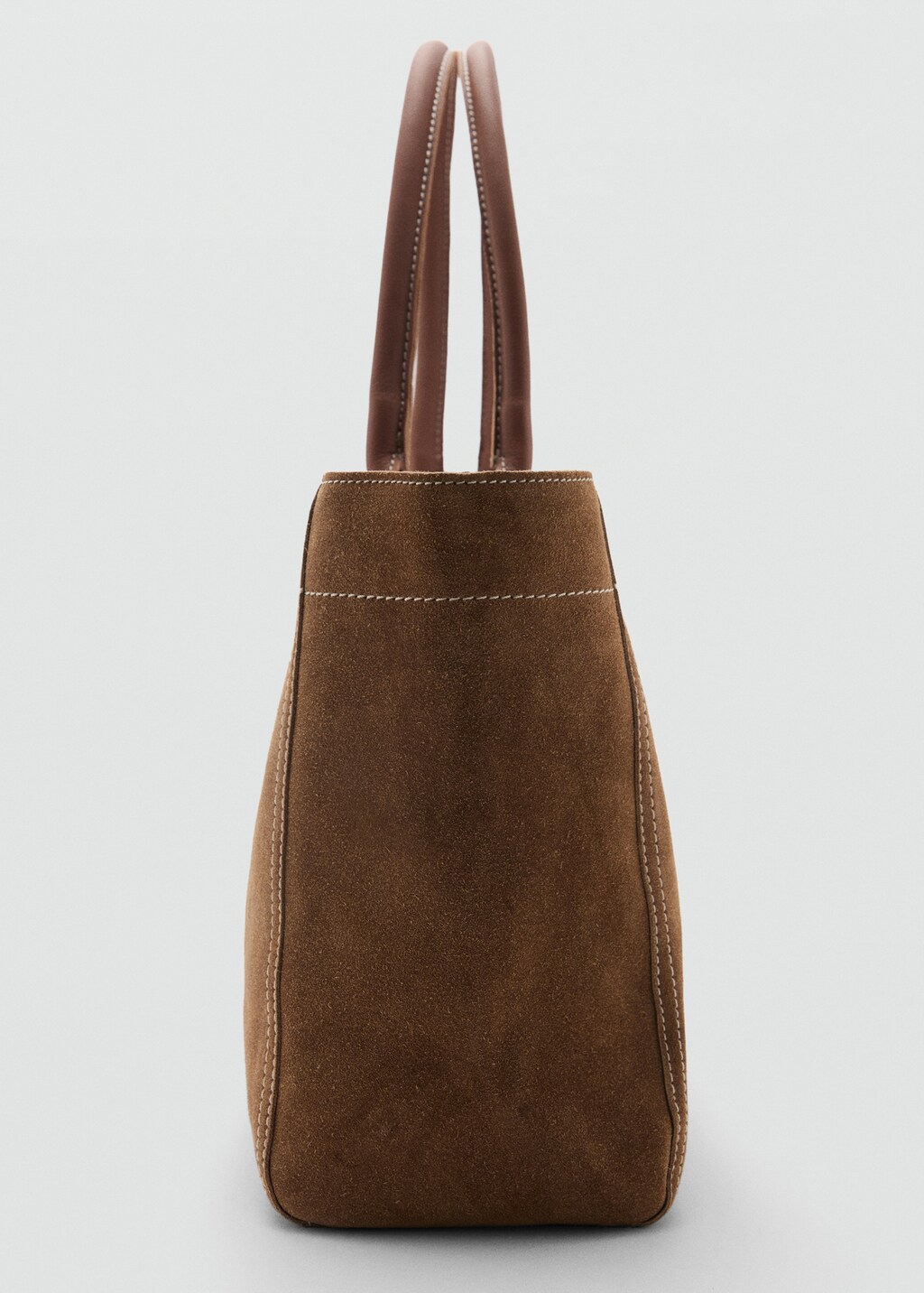 100% split leather bag