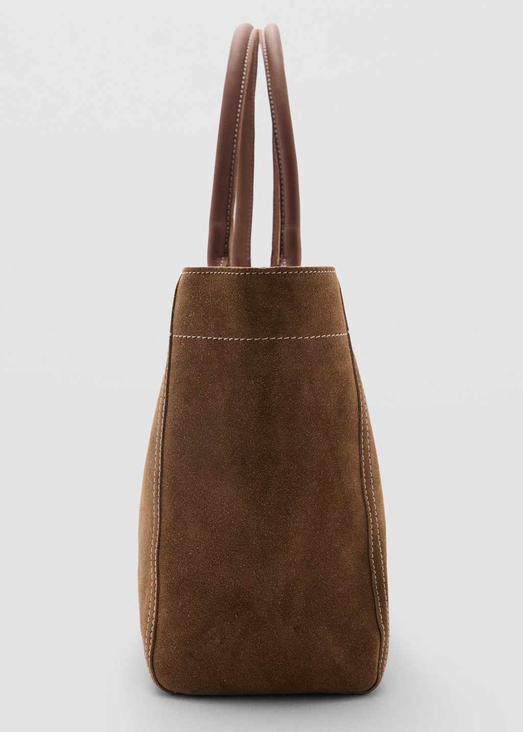 100% split leather bag
