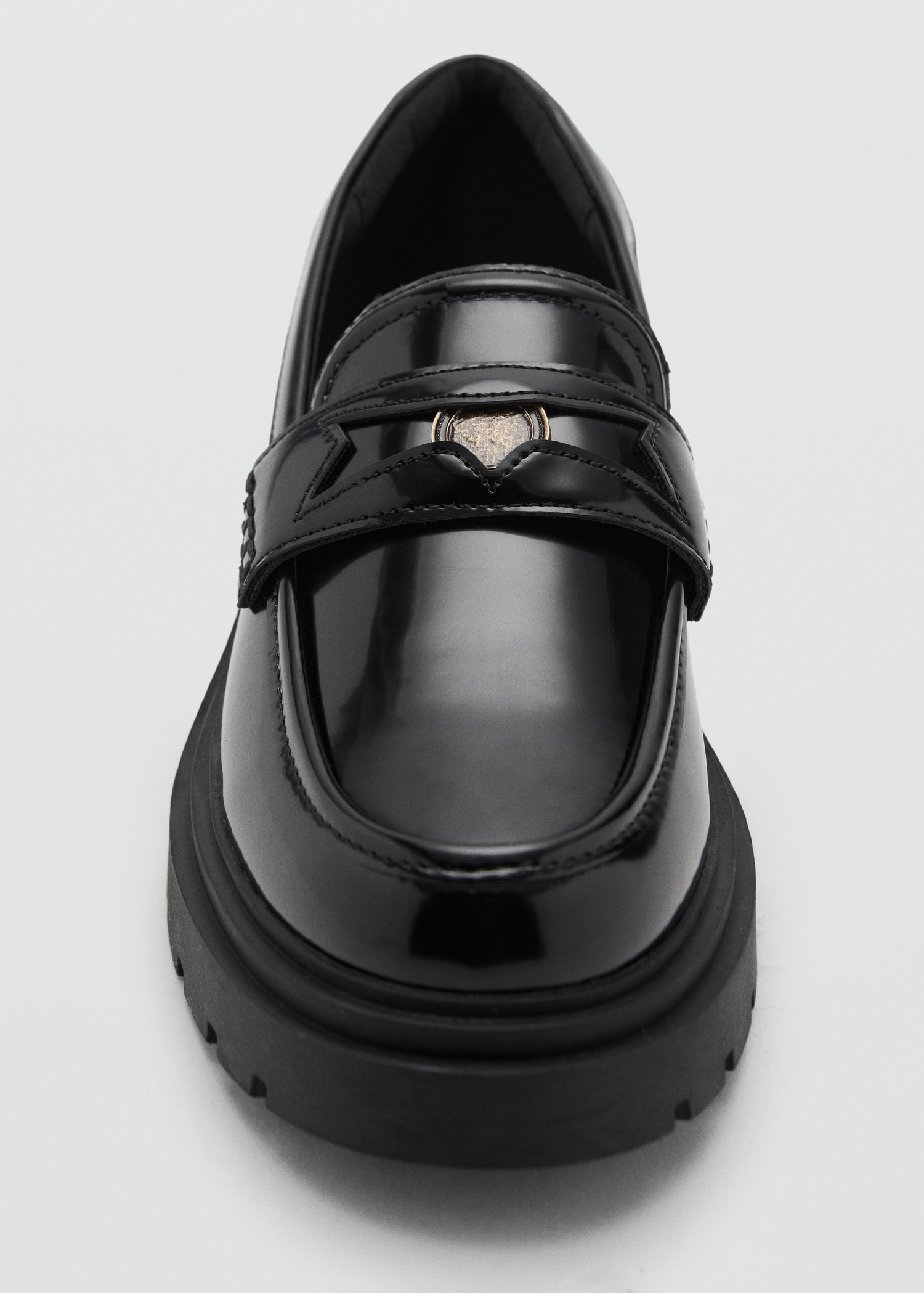 Faux-leather moccasin MANGO United Arab Emirates