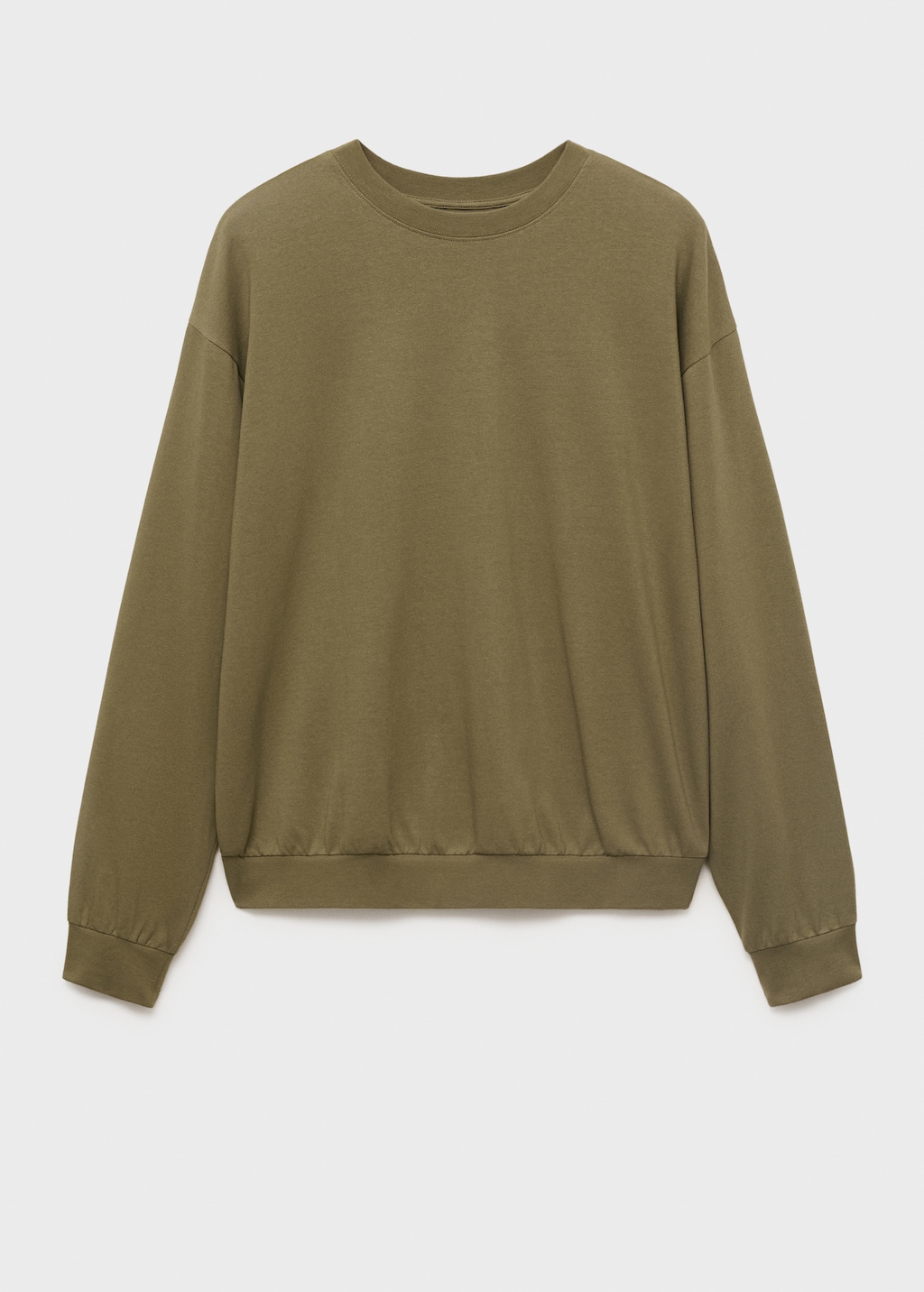 100% cotton relaxed-fit sweatshirt
