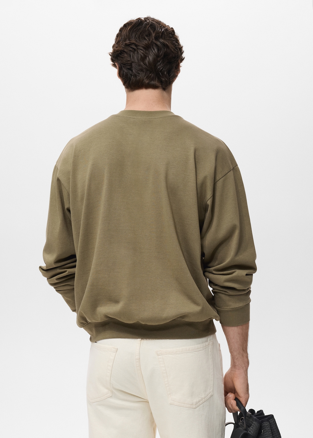 100% cotton relaxed-fit sweatshirt