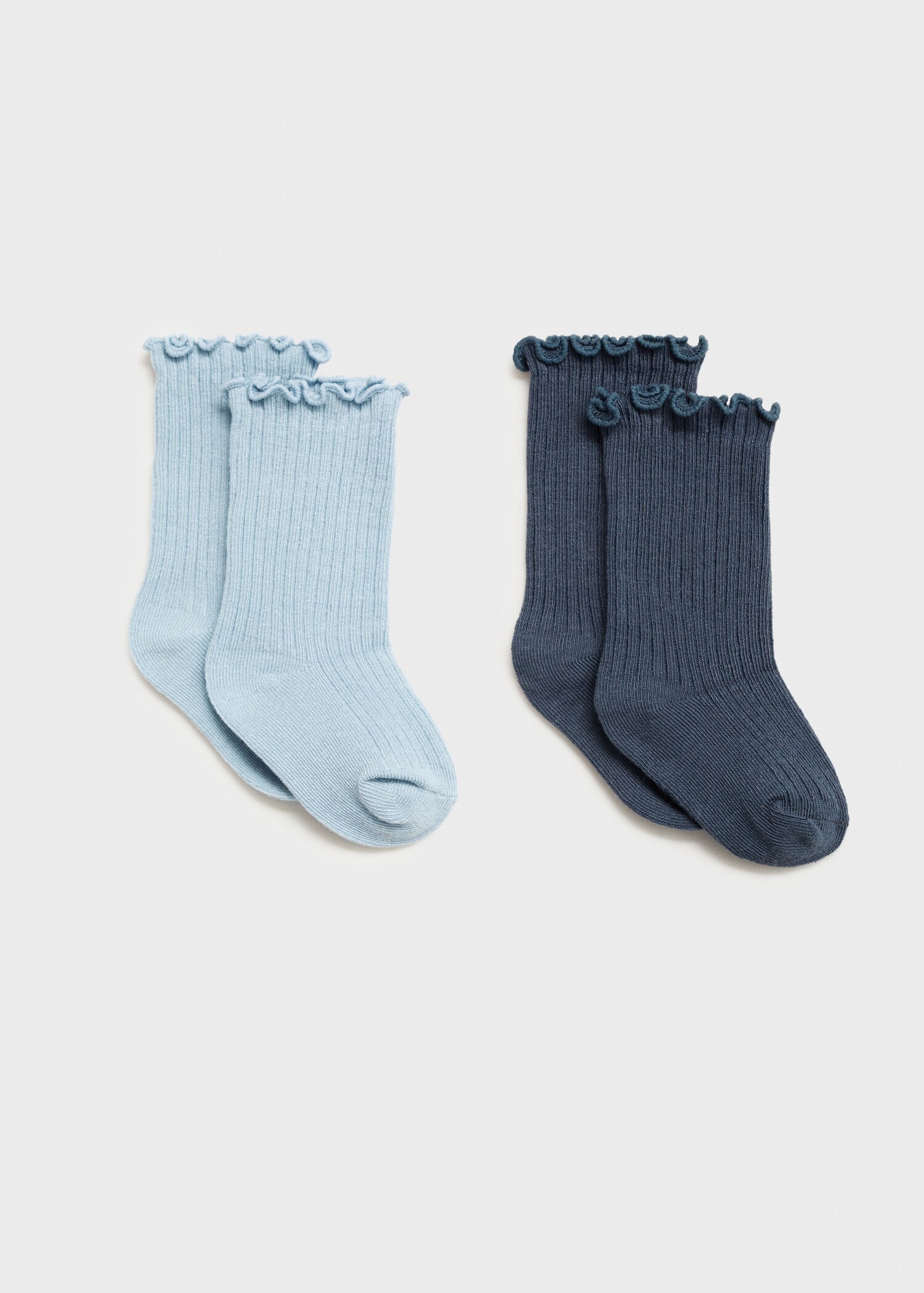 2 pack ribbade strumpor - Artikel utan modell