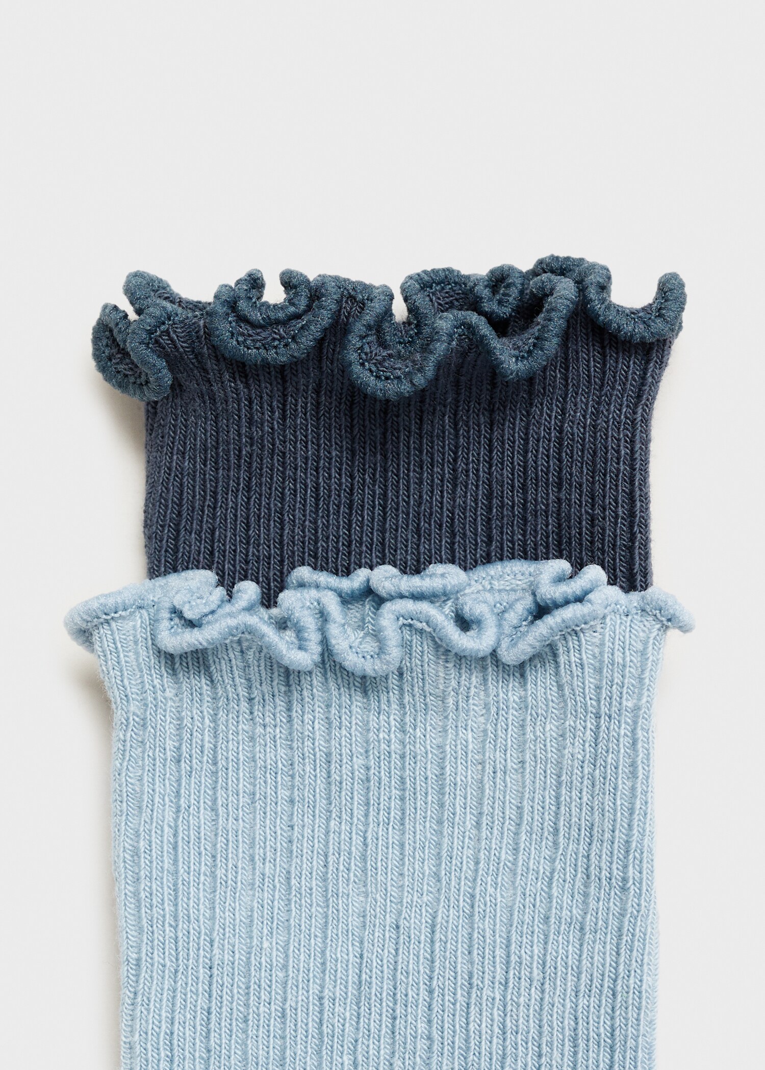 2 pack ribbade strumpor - Artikelns baksida